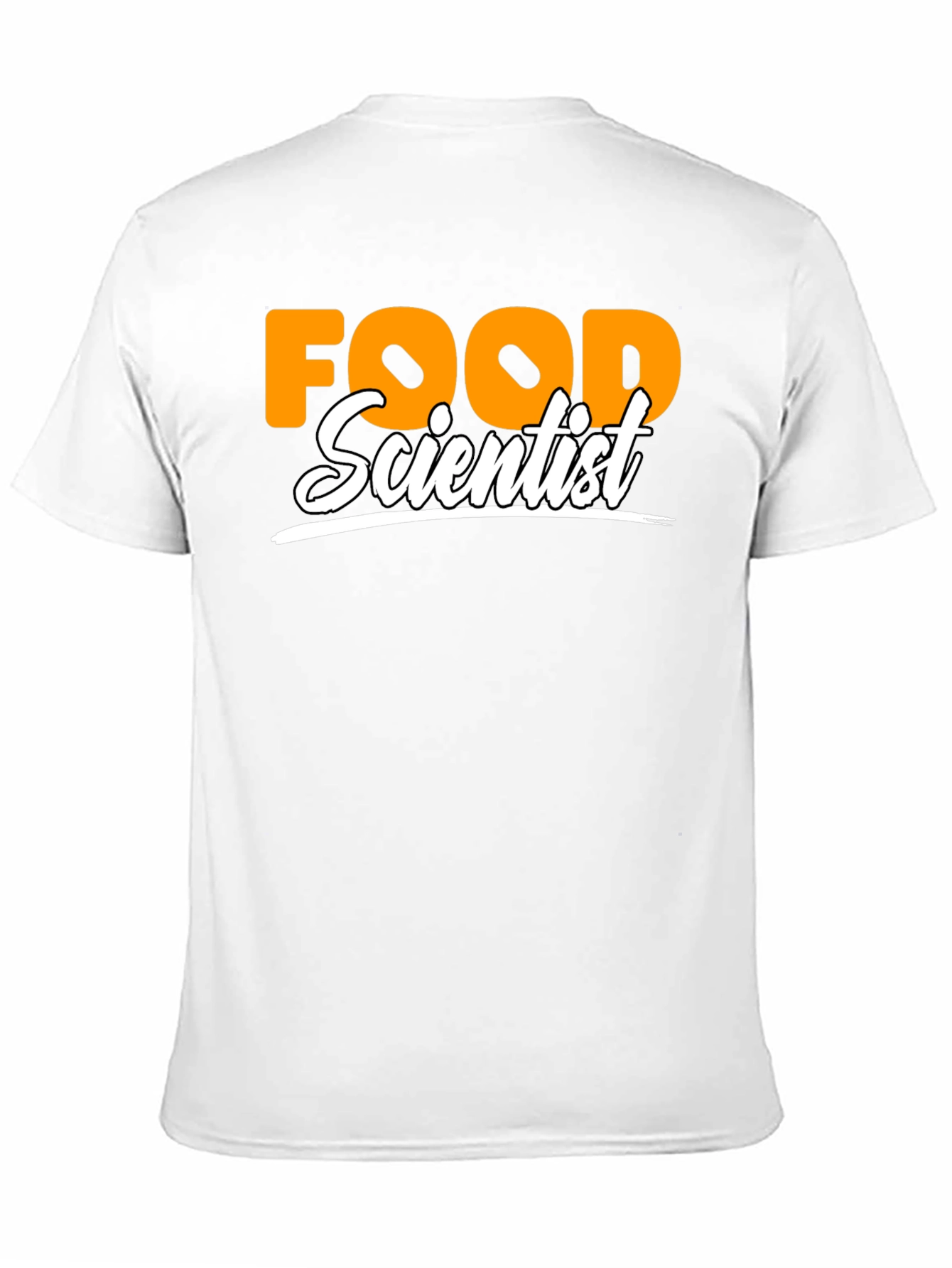 Food Scientist Graphic T-Shirt - Black Crew Neck