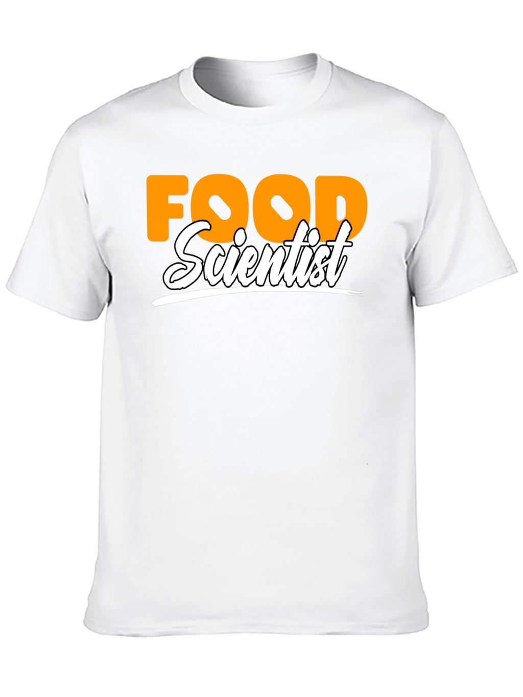 Food Scientist Graphic T-Shirt - Black Crew Neck
