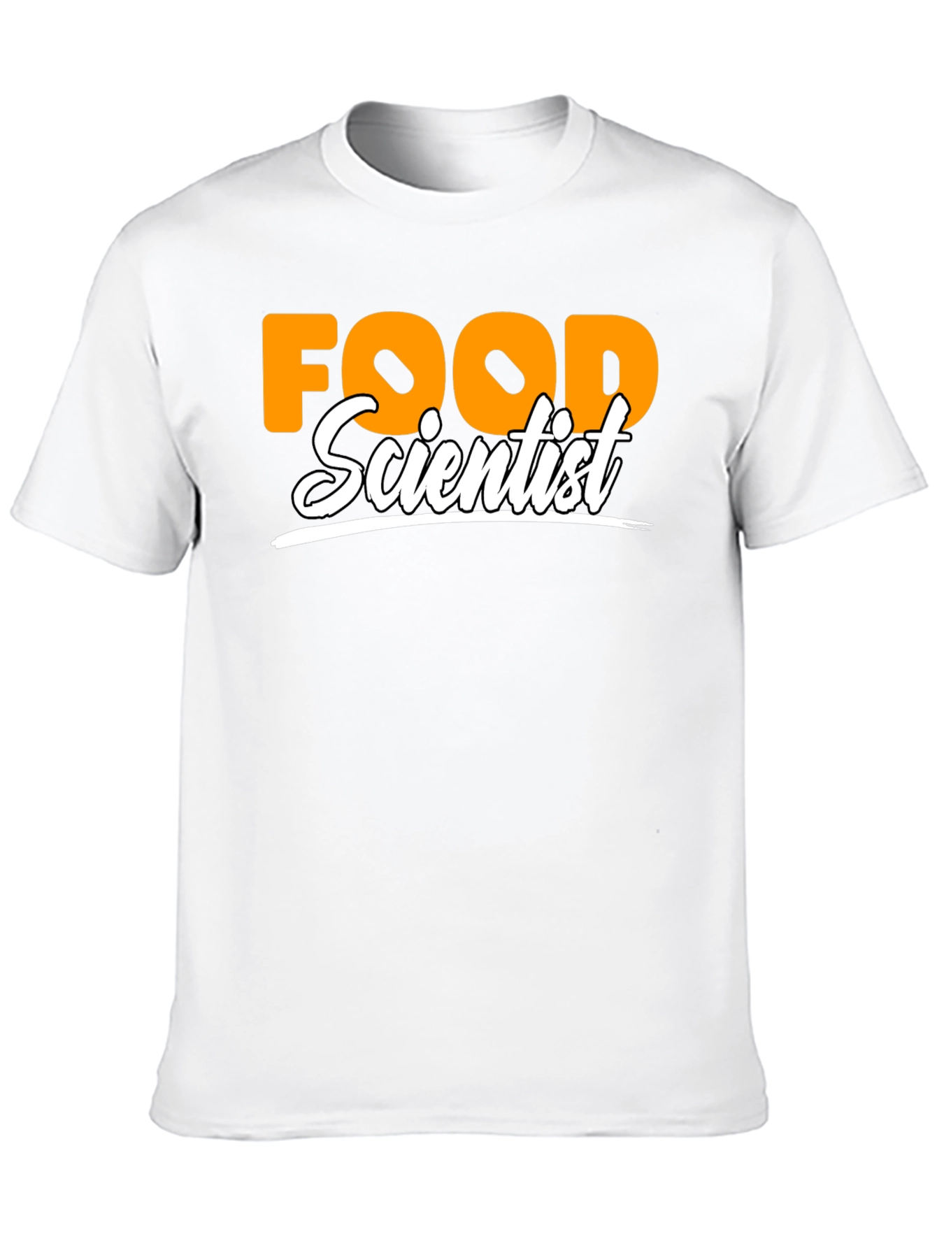 Food Scientist Graphic T-Shirt - Black Crew Neck