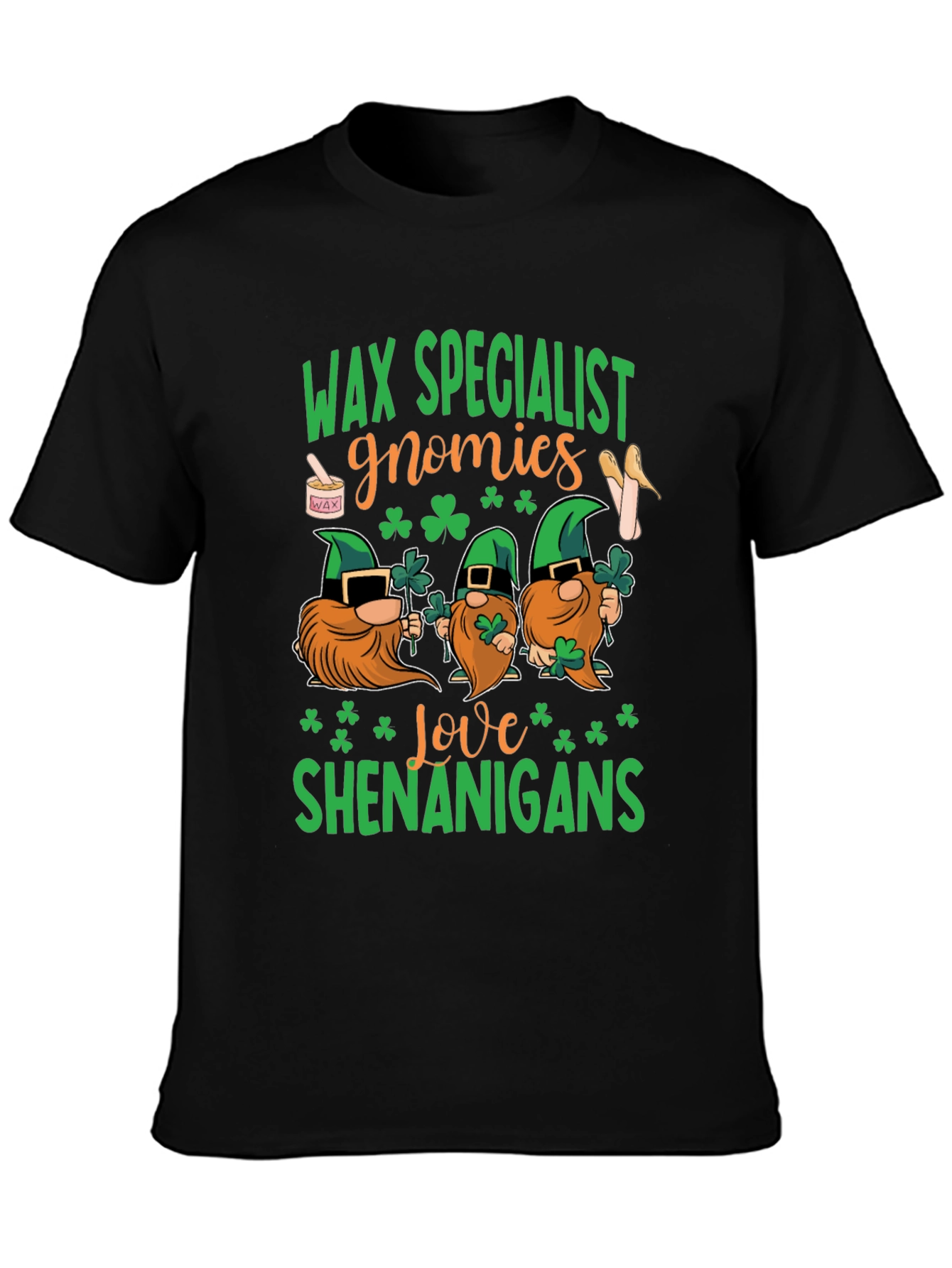 Wax Specialist Gnomies St. Patricks Day T-Shirt
