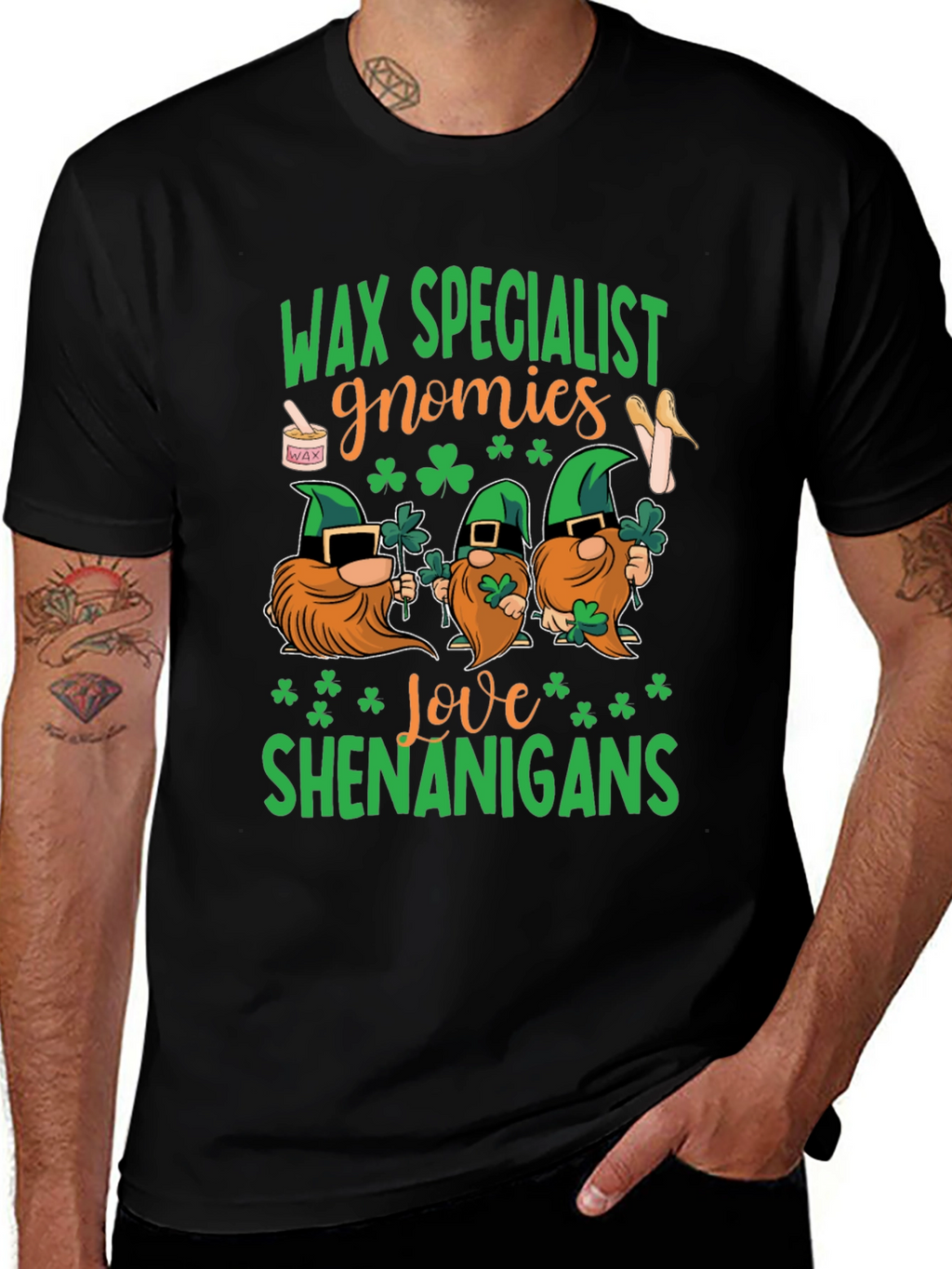 Wax Specialist Gnomies St. Patricks Day T-Shirt