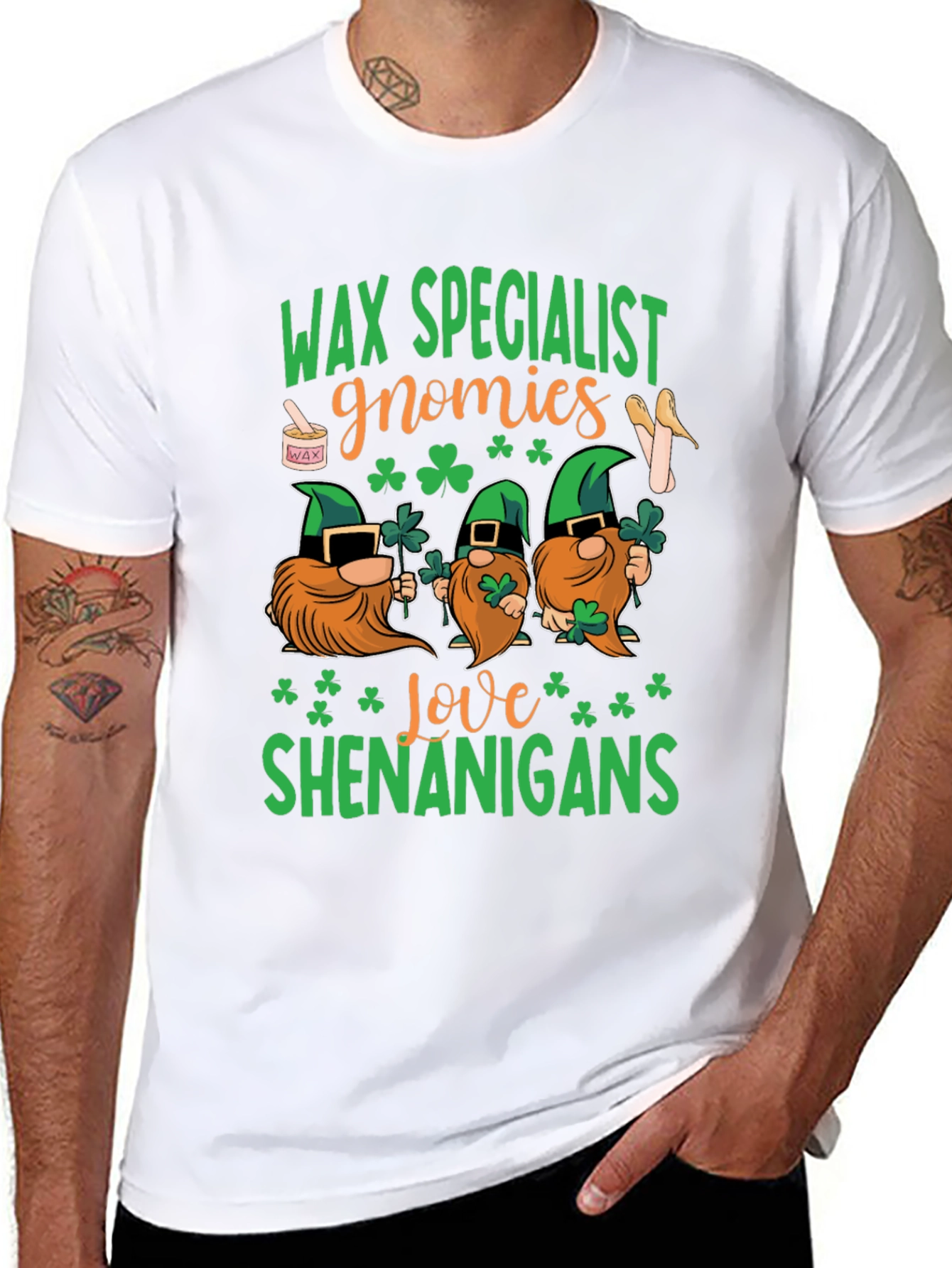 Wax Specialist Gnomies St. Patricks Day T-Shirt