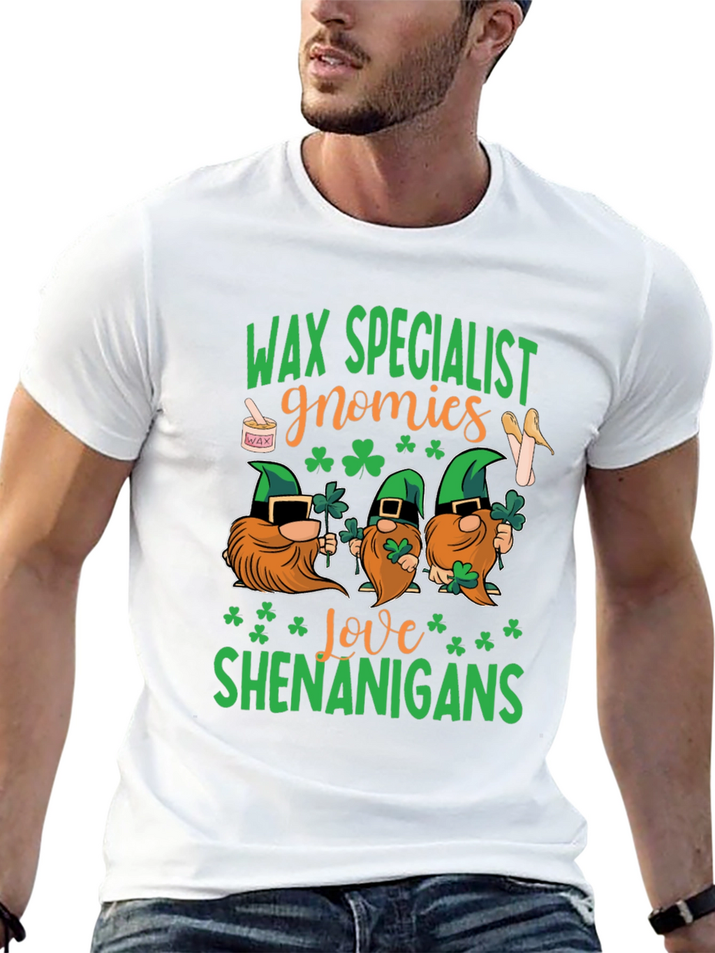 Wax Specialist Gnomies St. Patricks Day T-Shirt