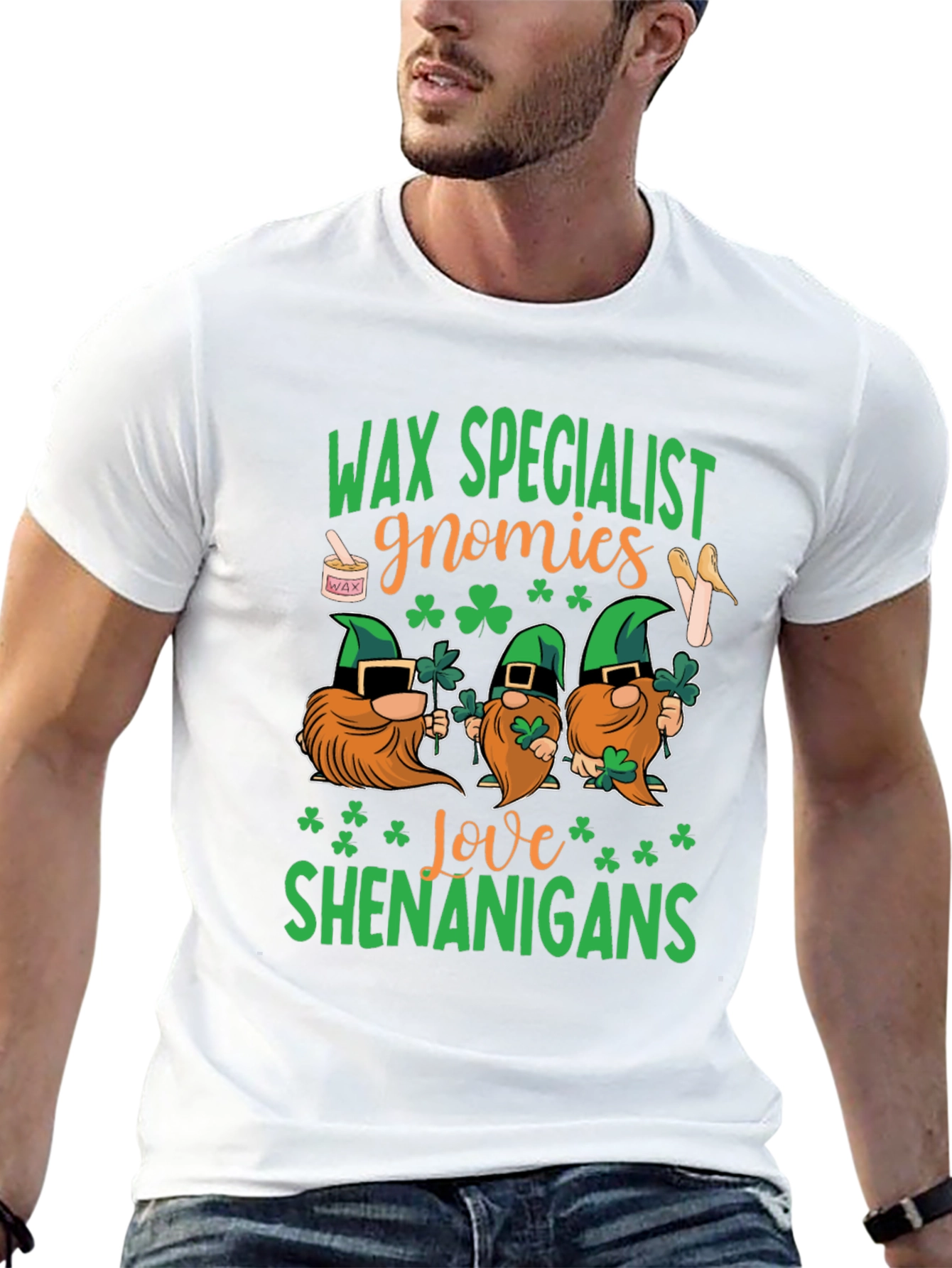 Wax Specialist Gnomies St. Patricks Day T-Shirt