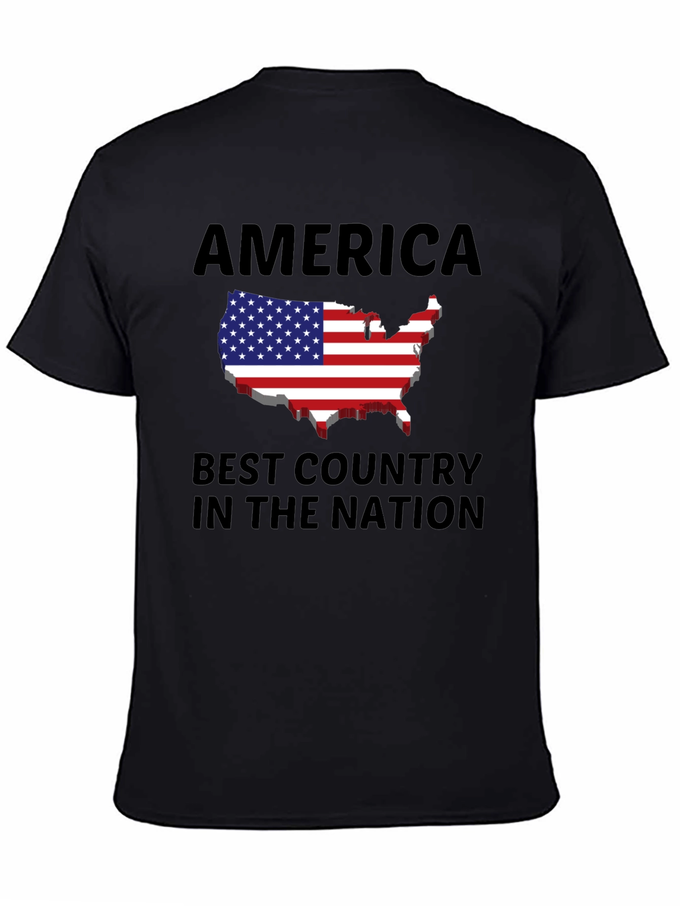 America Best Country Patriotic Graphic Tee