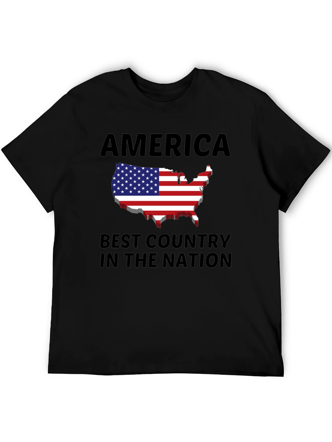 America Best Country Patriotic Graphic Tee