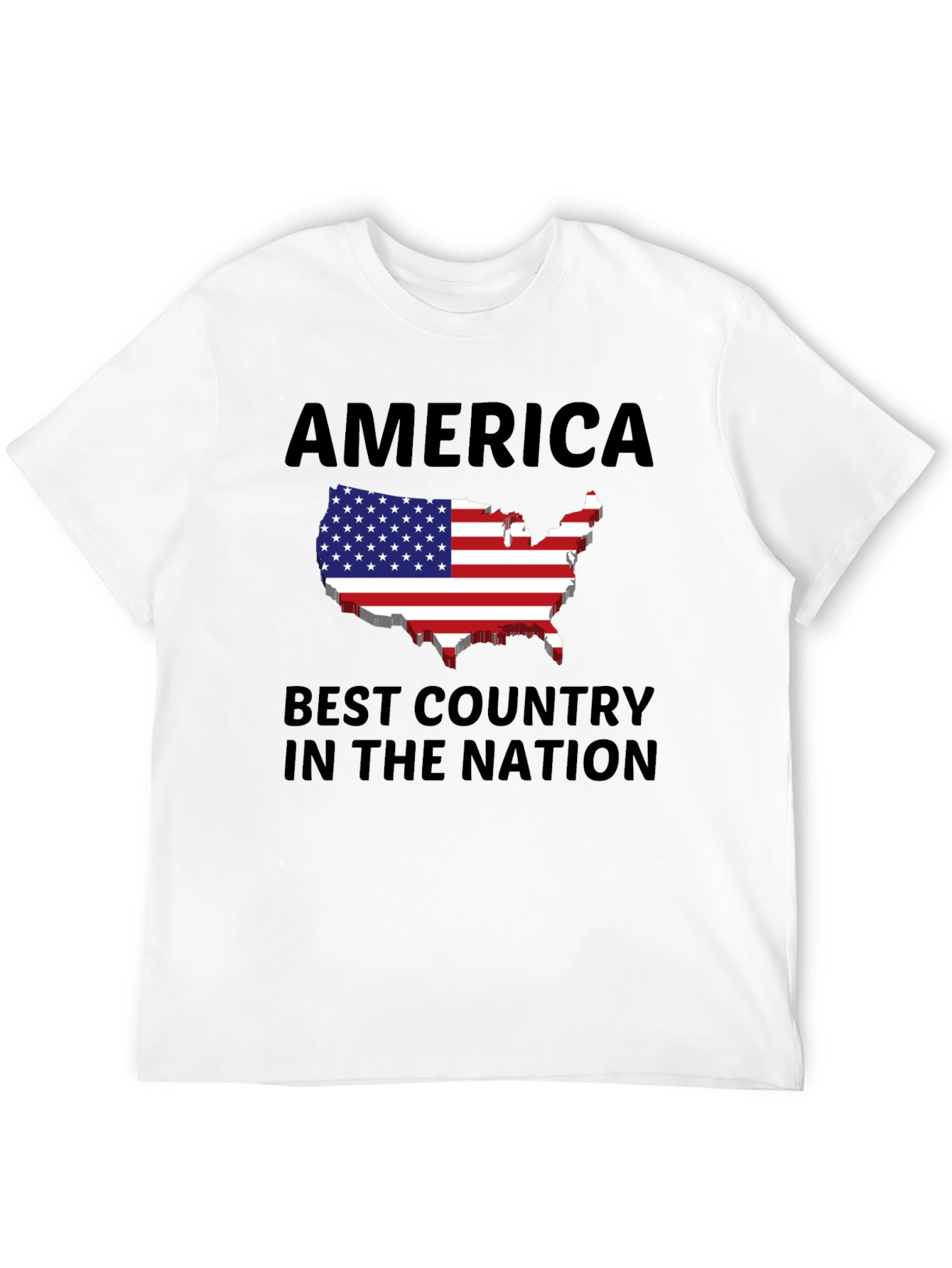 America Best Country Patriotic Graphic Tee
