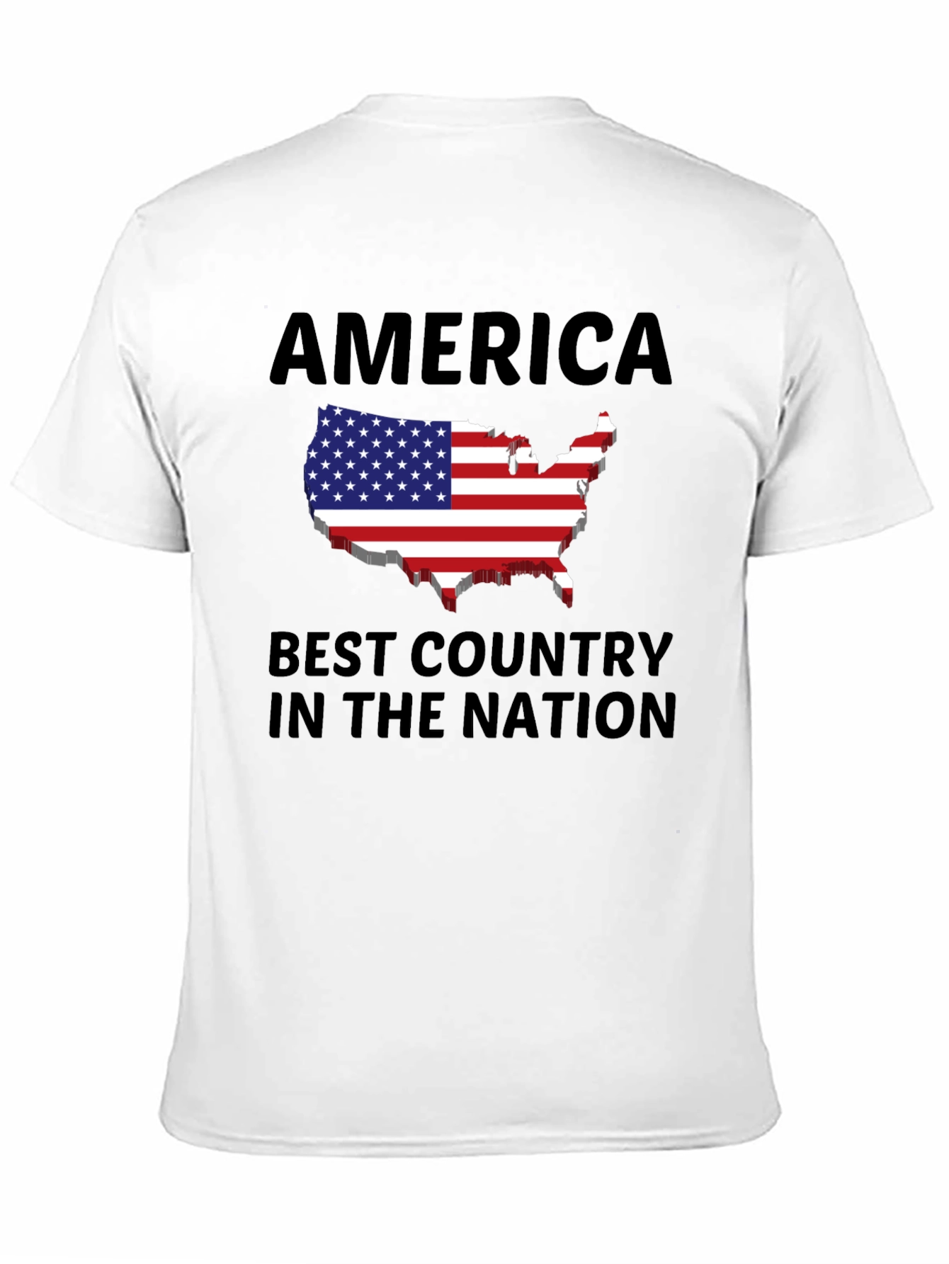 America Best Country Patriotic Graphic Tee