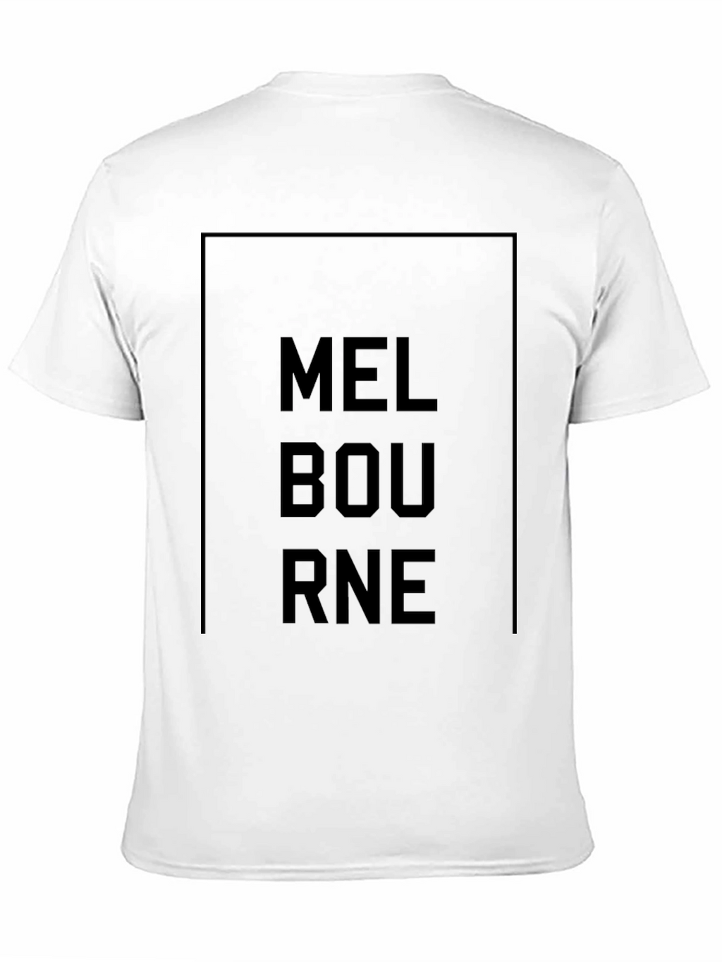 Melbourne Graphic Tee - Modern Black T-Shirt