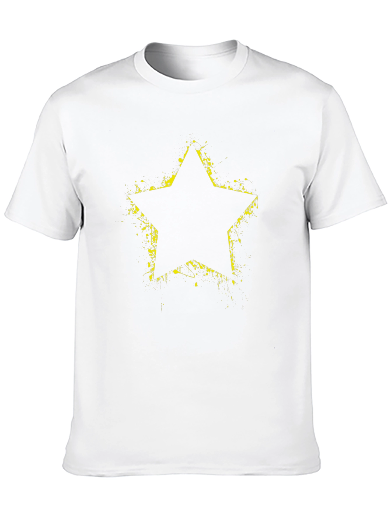 Black Star Graphic Tee - Casual Style
