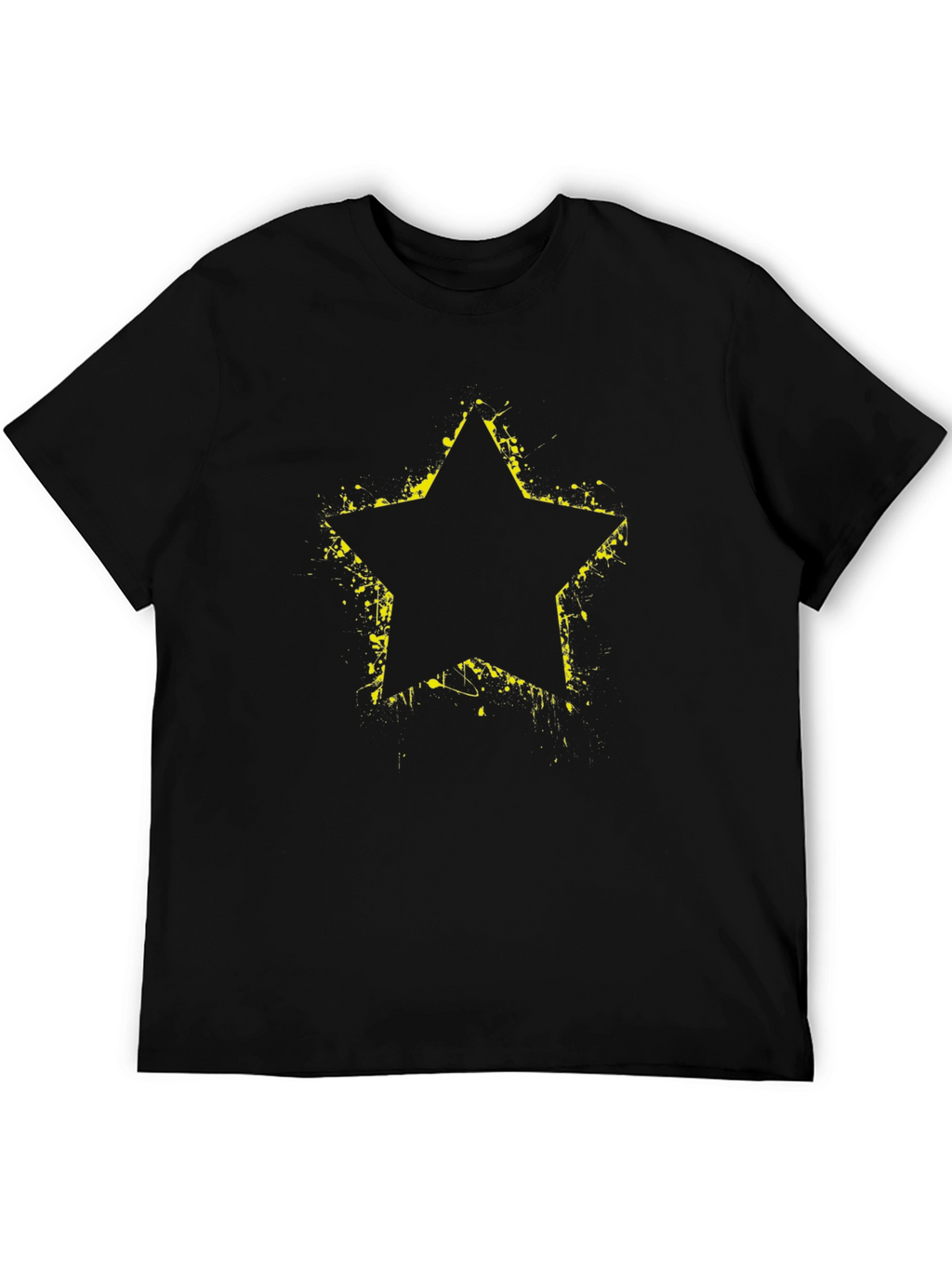 Black Star Graphic Tee - Casual Style
