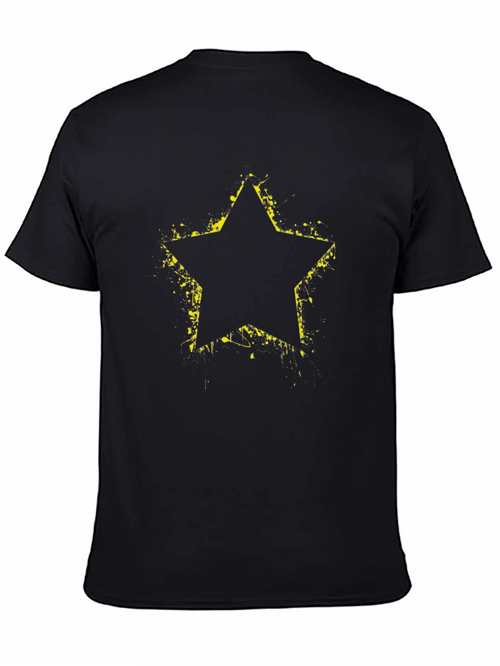 Black Star Graphic Tee - Casual Style