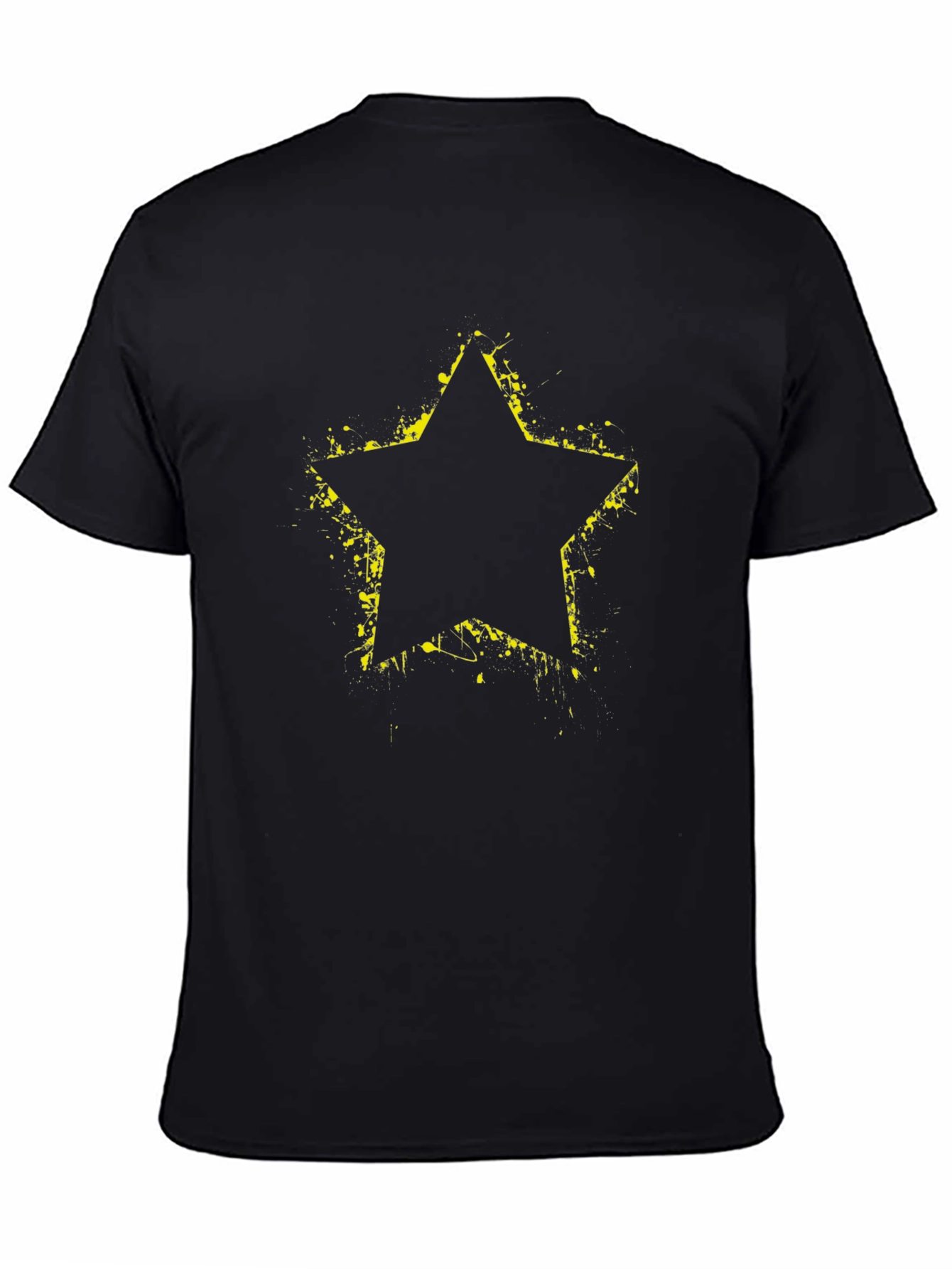 Black Star Graphic Tee - Casual Style