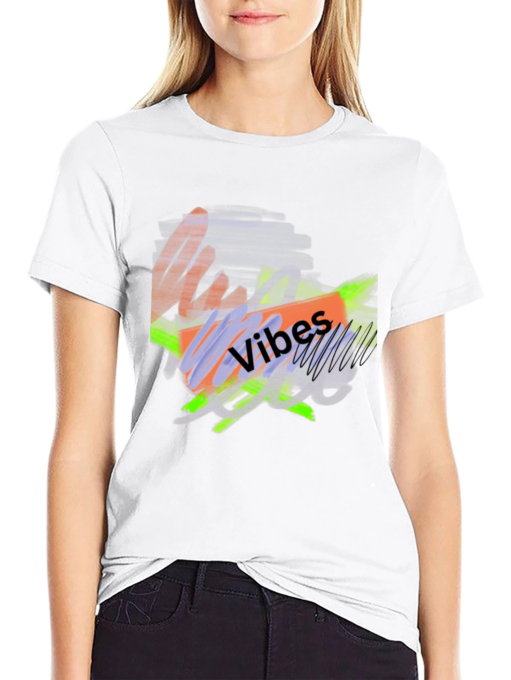 Abstract Vibes Graphic Tee - Modern Casual Style