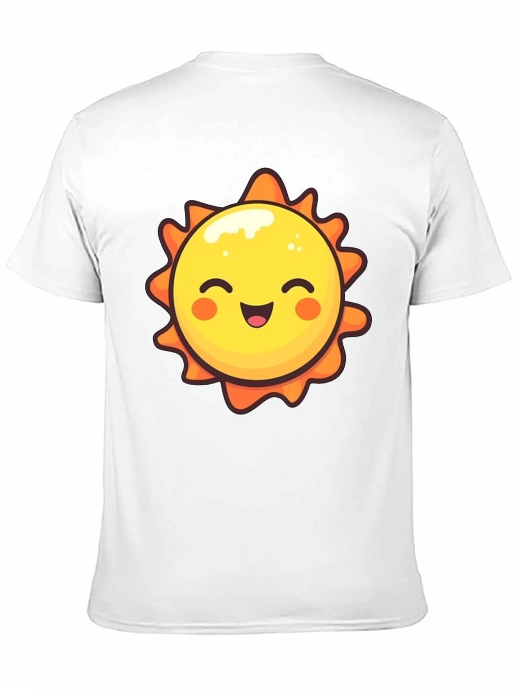 Happy Sun Graphic Tee - Black Unisex T-Shirt