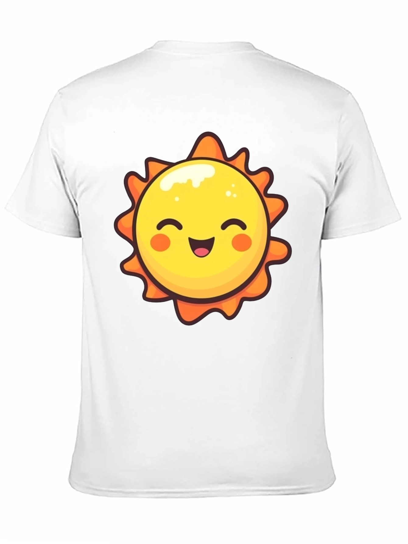 Happy Sun Graphic Tee - Black Unisex T-Shirt