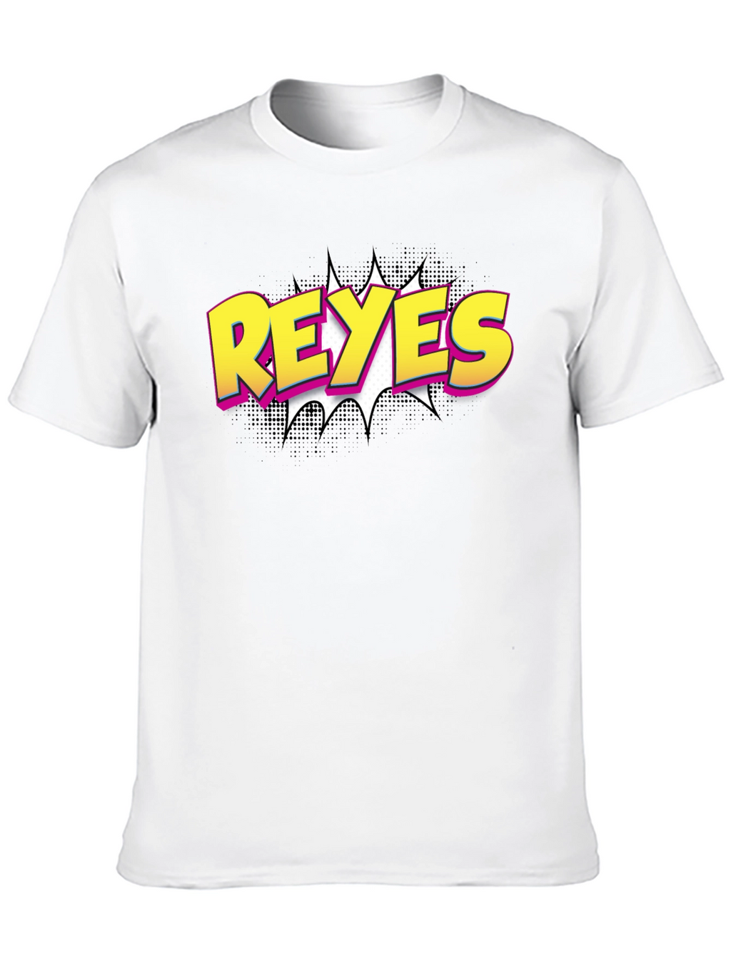 Reyes Comic Style Black T-Shirt