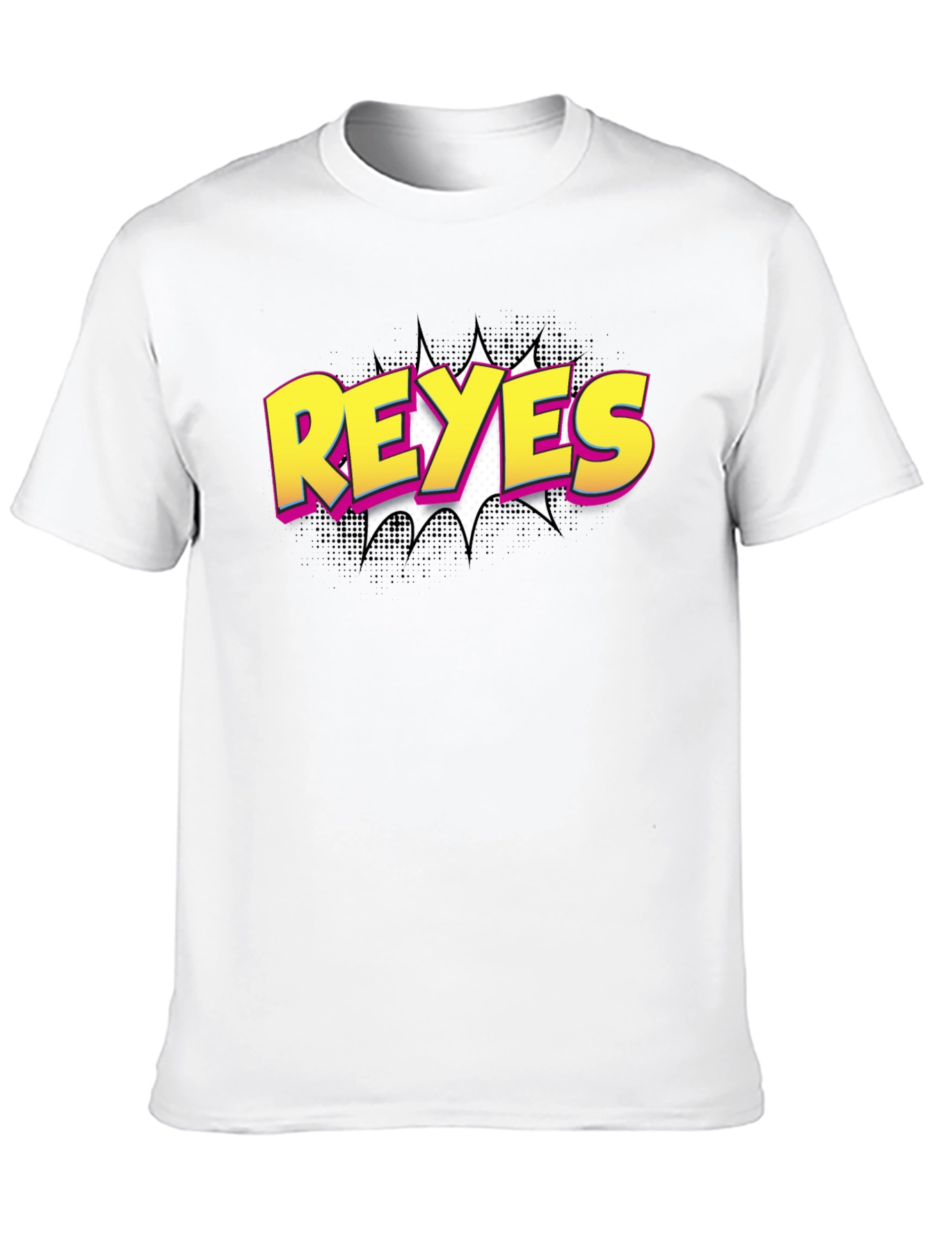 Reyes Comic Style Black T-Shirt