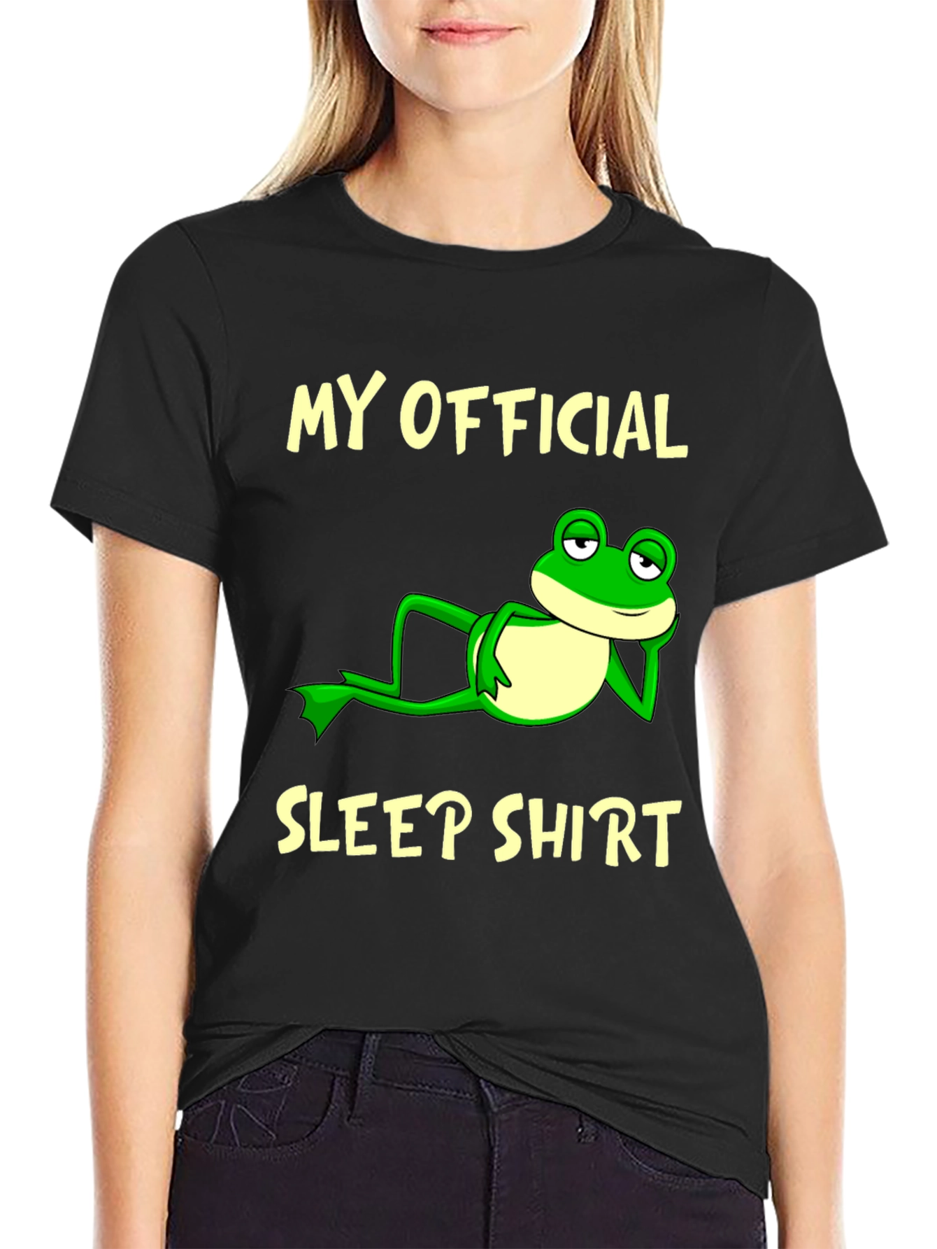 Funny Frog Sleep Shirt - Mens Graphic Tee
