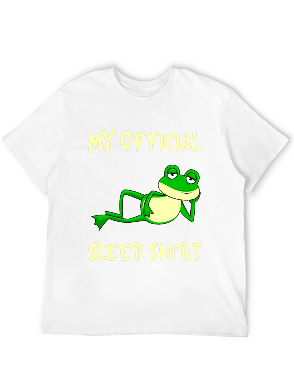 Funny Frog Sleep Shirt - Mens Graphic Tee