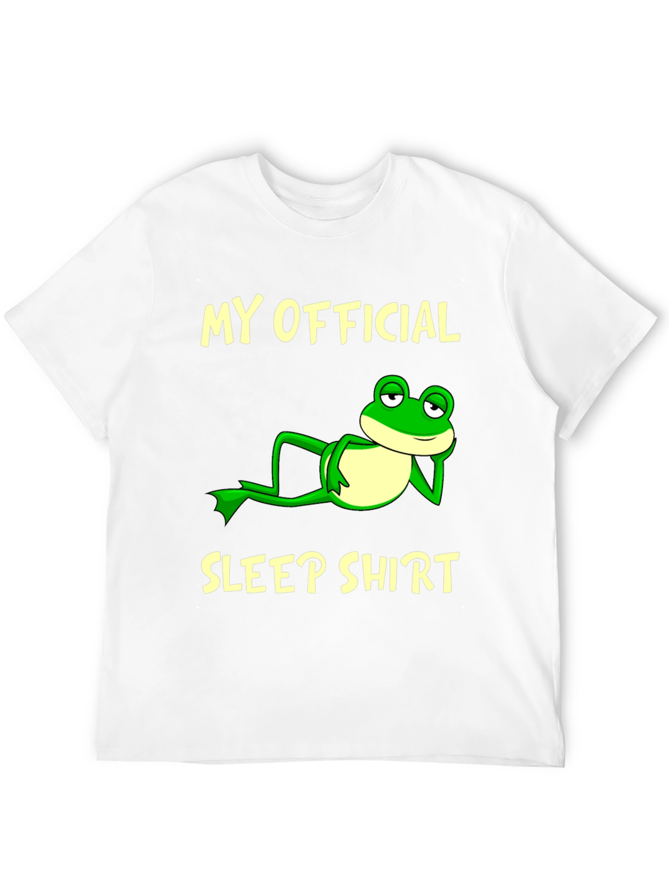 Funny Frog Sleep Shirt - Mens Graphic Tee