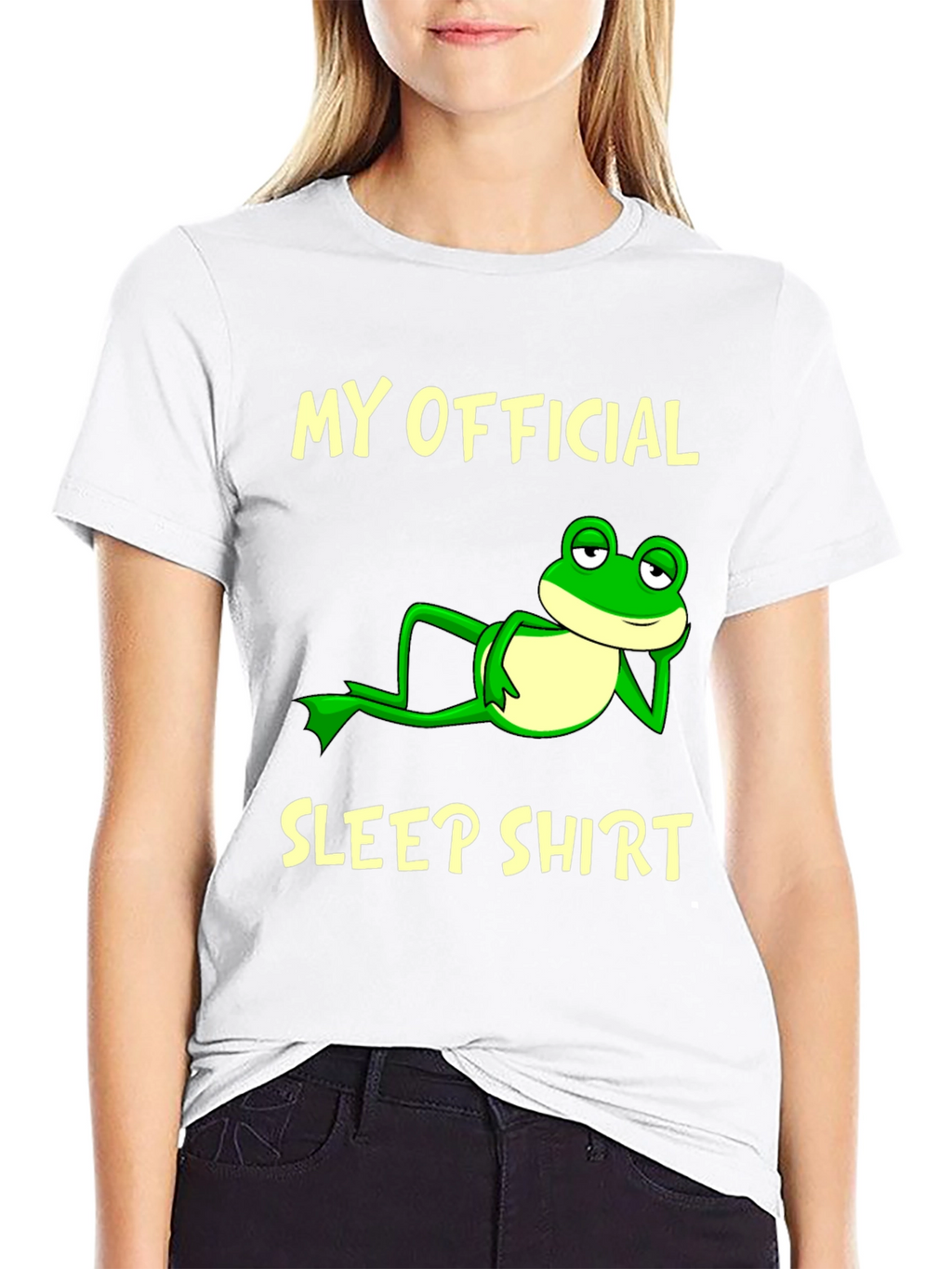 Funny Frog Sleep Shirt - Mens Graphic Tee