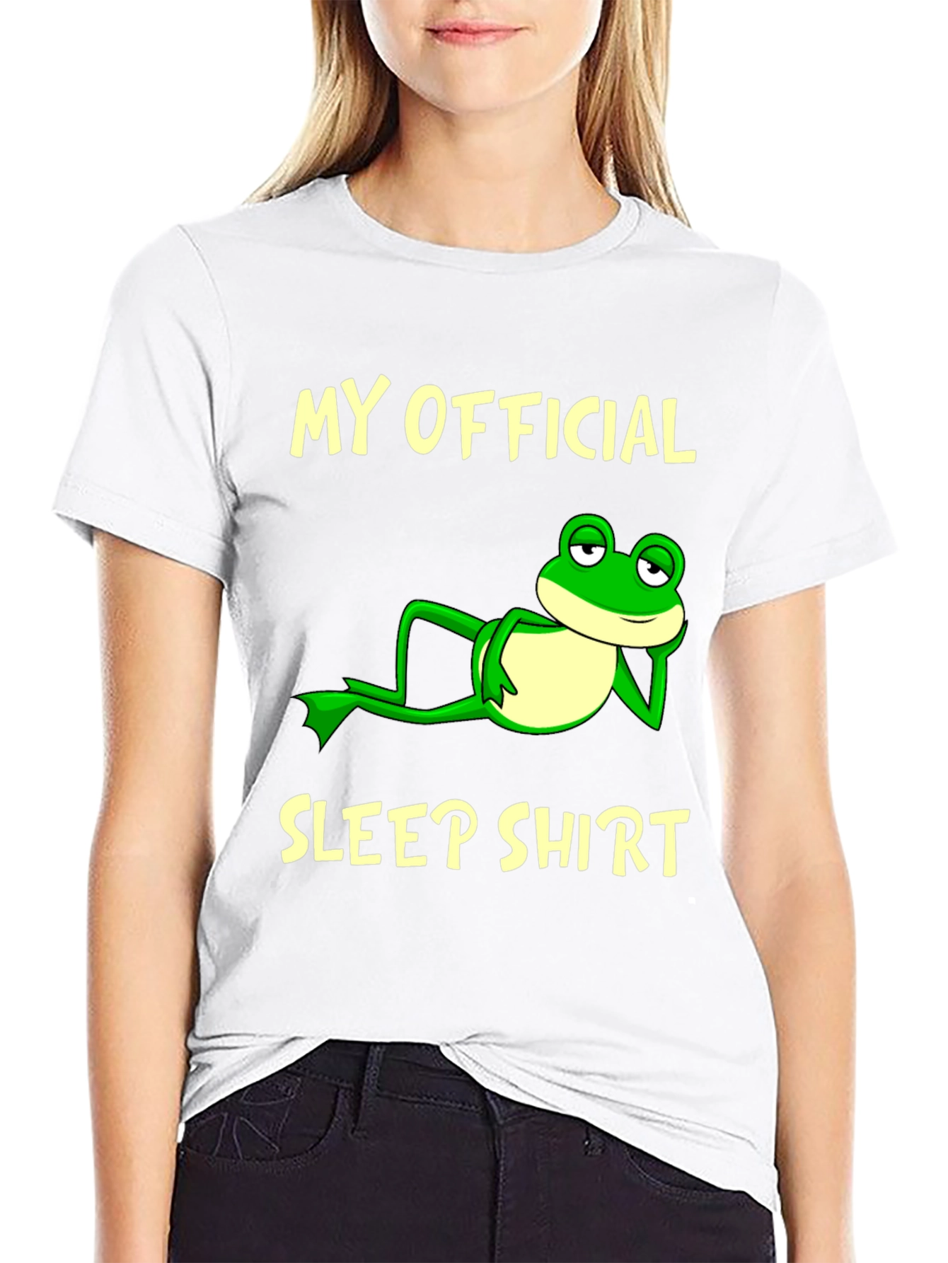 Funny Frog Sleep Shirt - Mens Graphic Tee