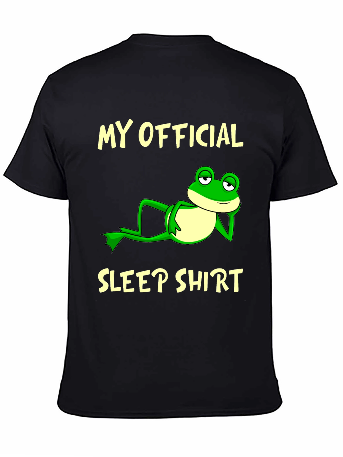 Funny Frog Sleep Shirt - Mens Graphic Tee