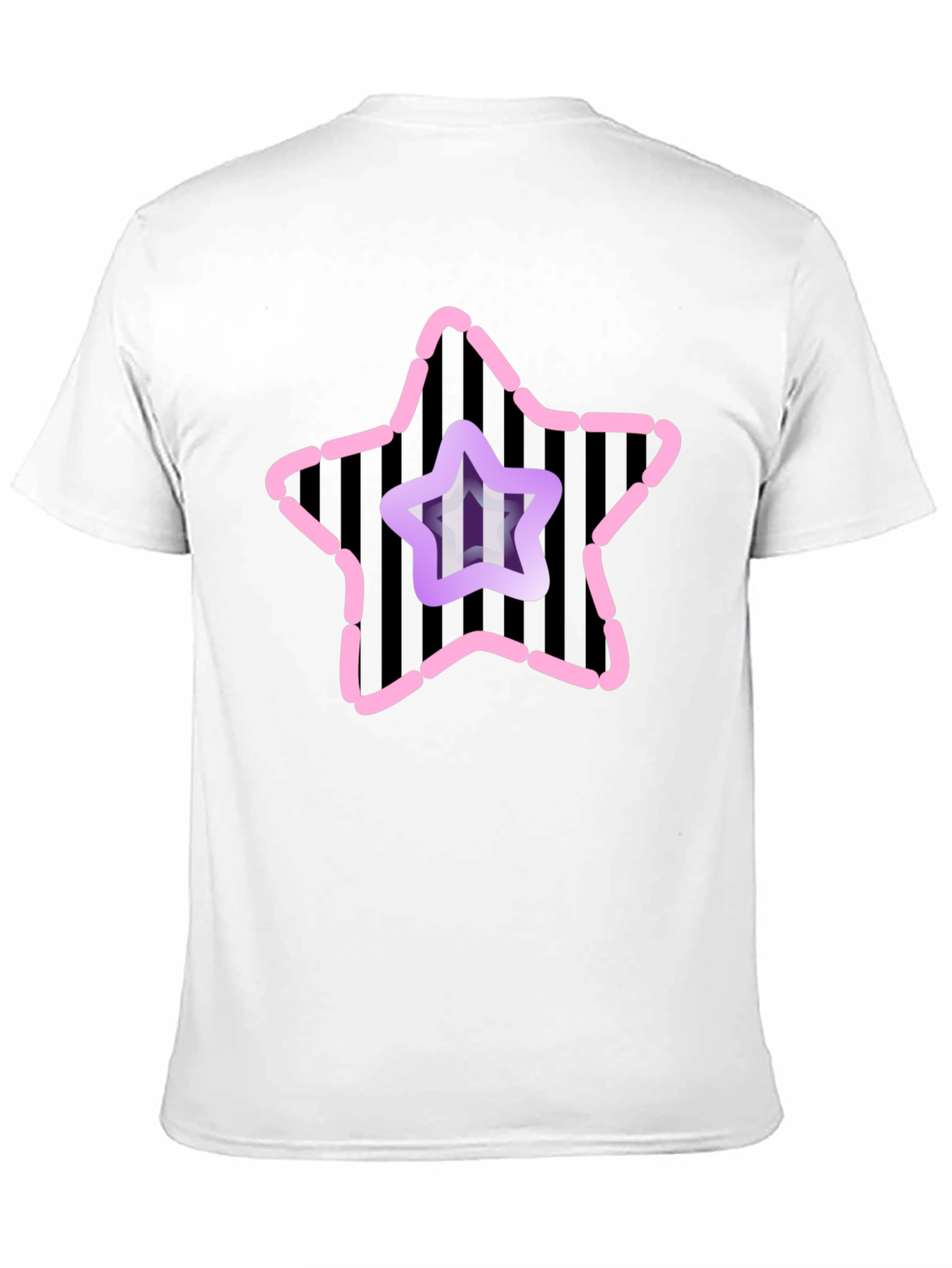 Star Graphic Mens Black Tee
