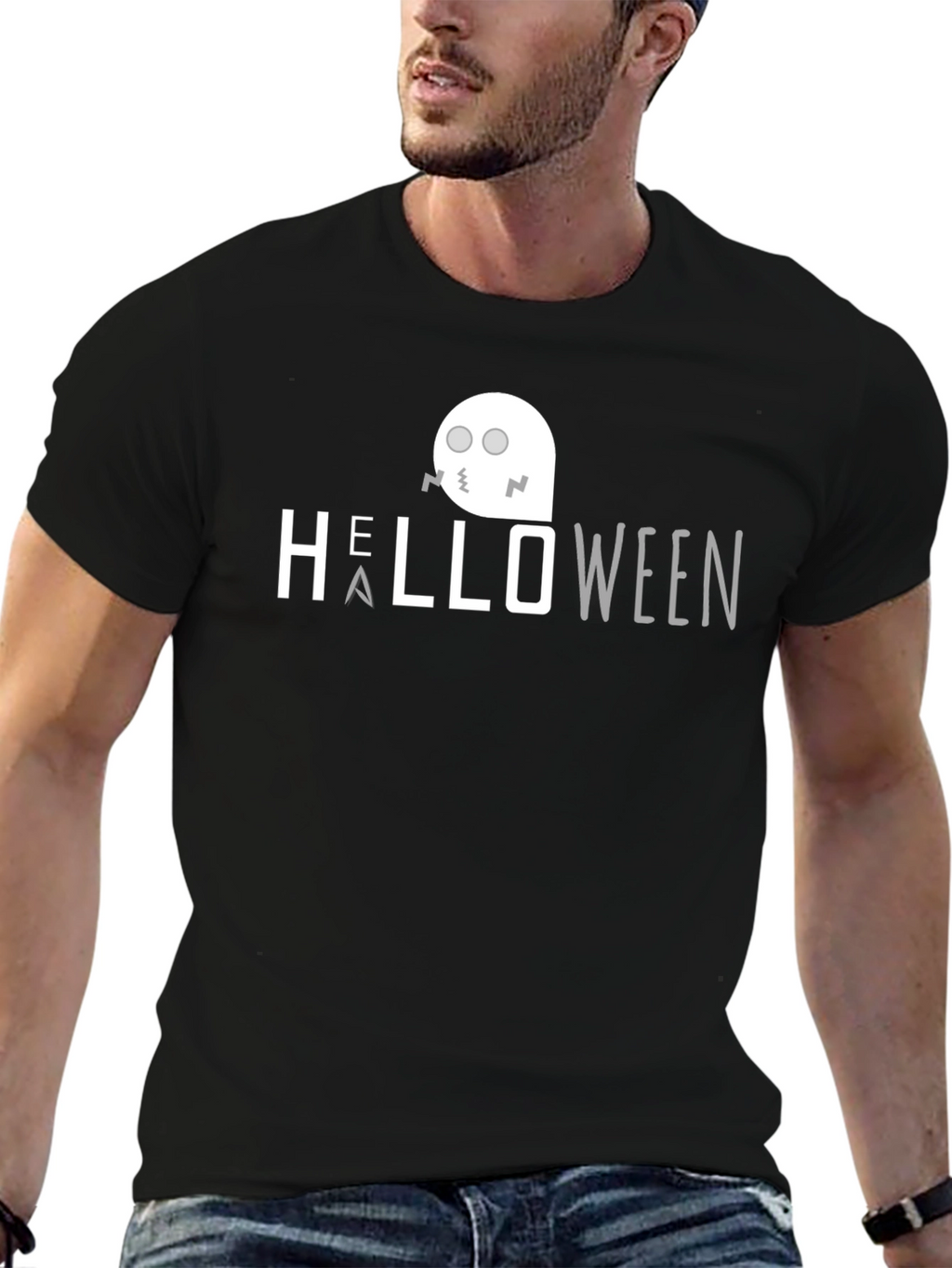 Halloween Ghost T-Shirt - Spooky Season Apparel