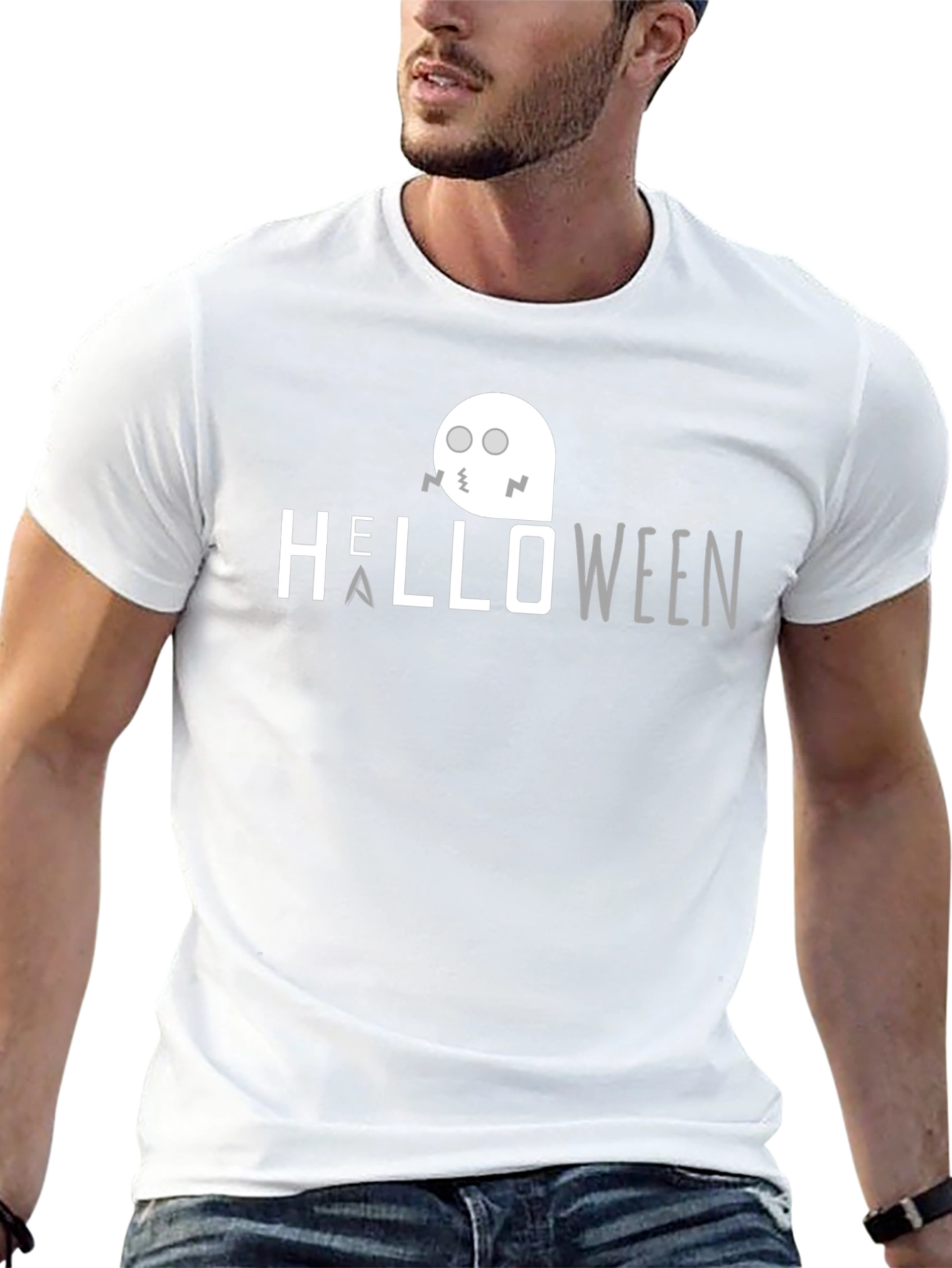 Halloween Ghost T-Shirt - Spooky Season Apparel
