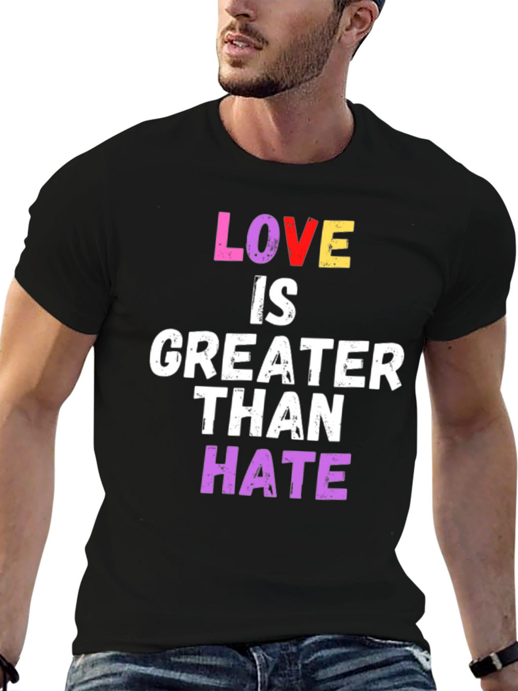Love Is Greater Than Hate Graphic Tee