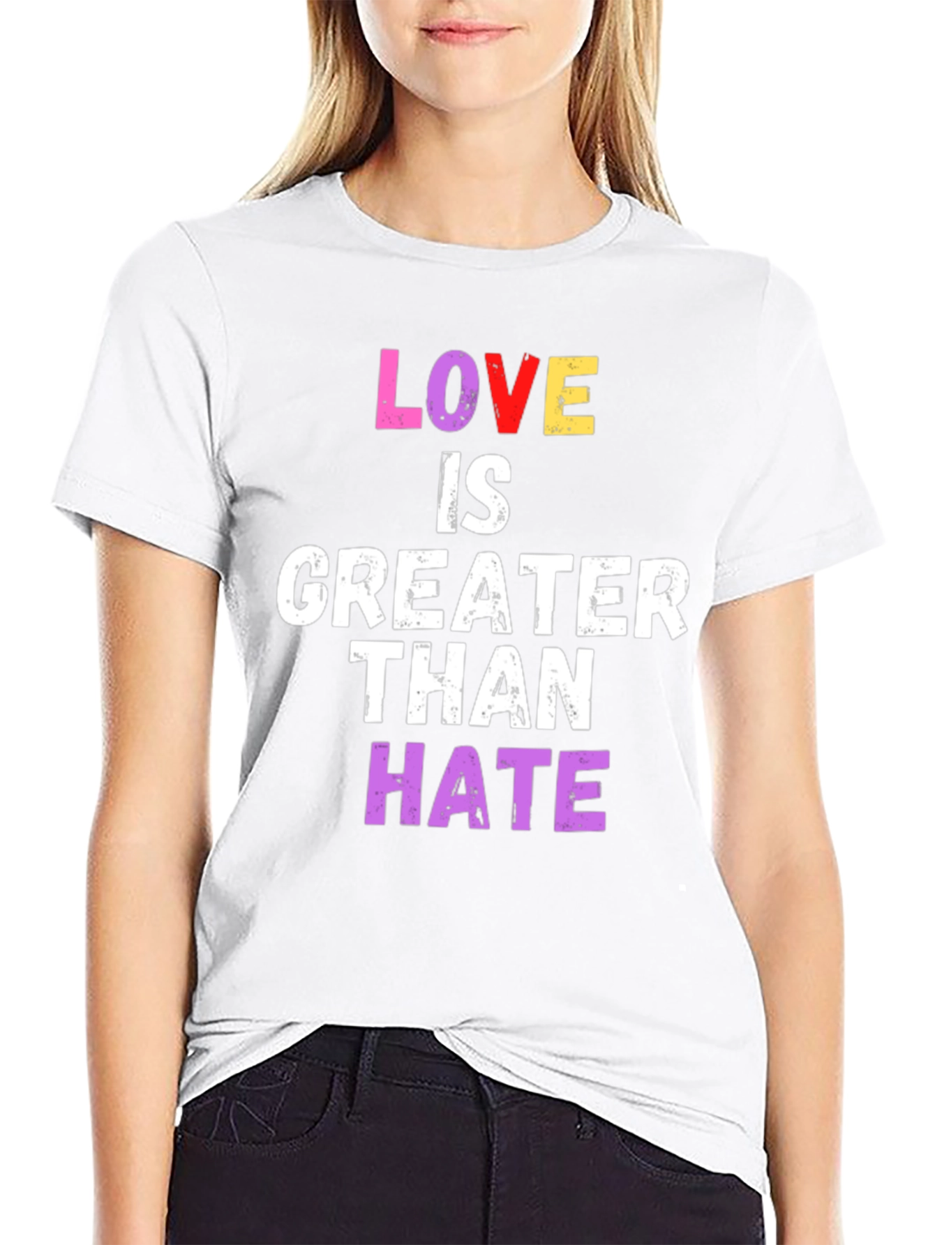 Love Is Greater Than Hate Graphic Tee