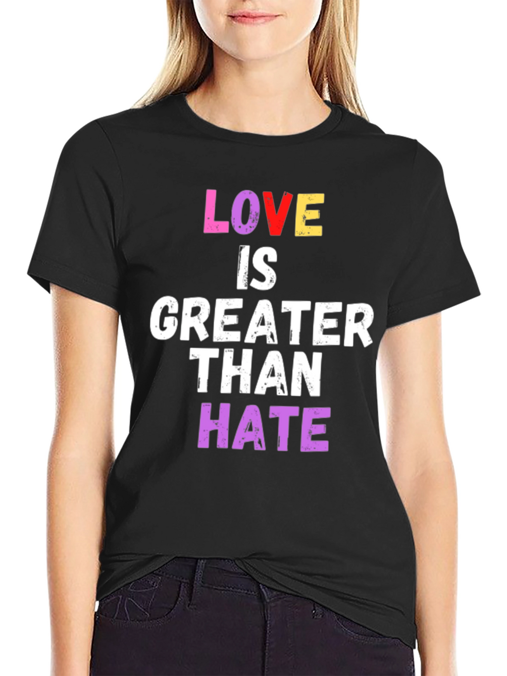 Love Is Greater Than Hate Graphic Tee