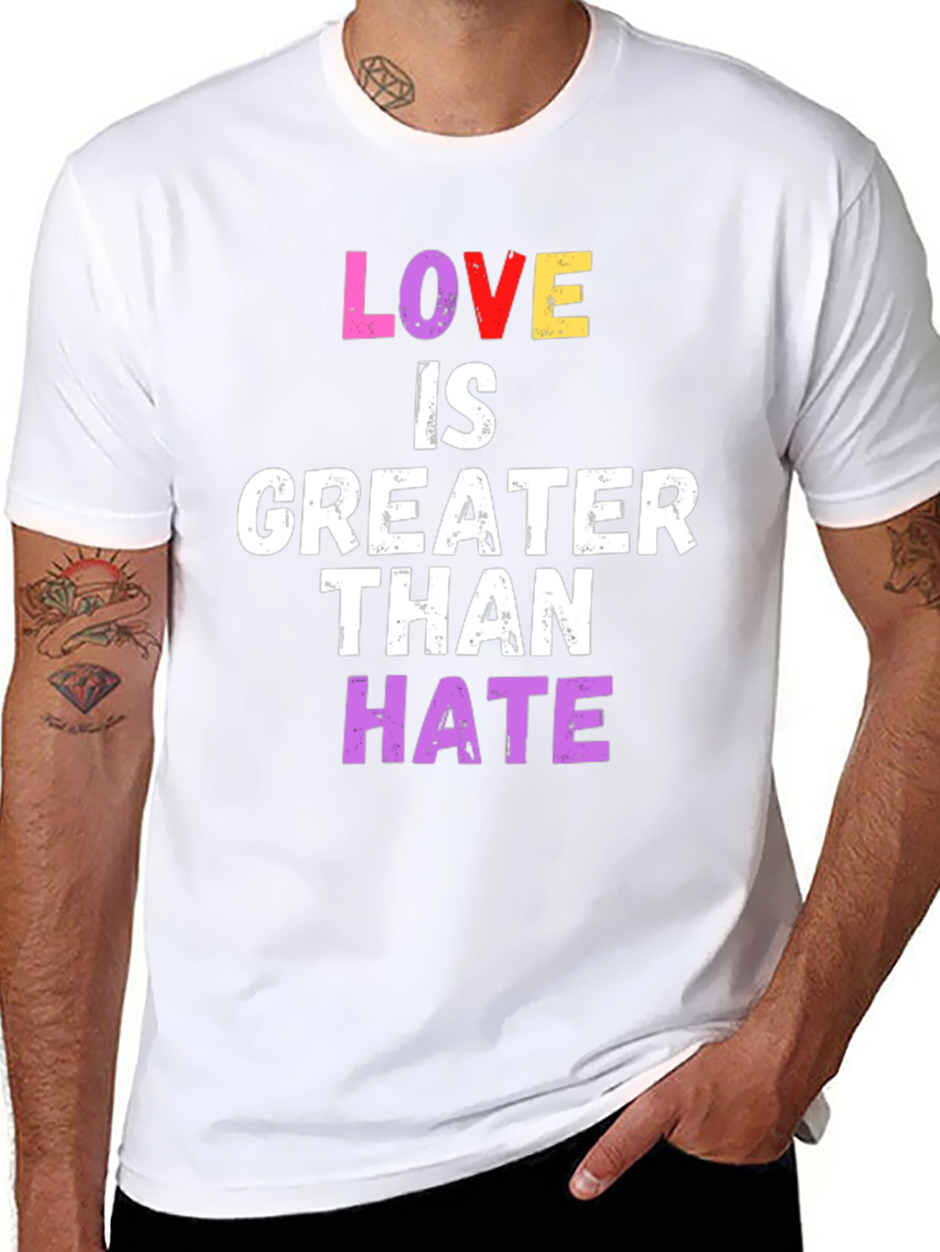 Love Is Greater Than Hate Graphic Tee