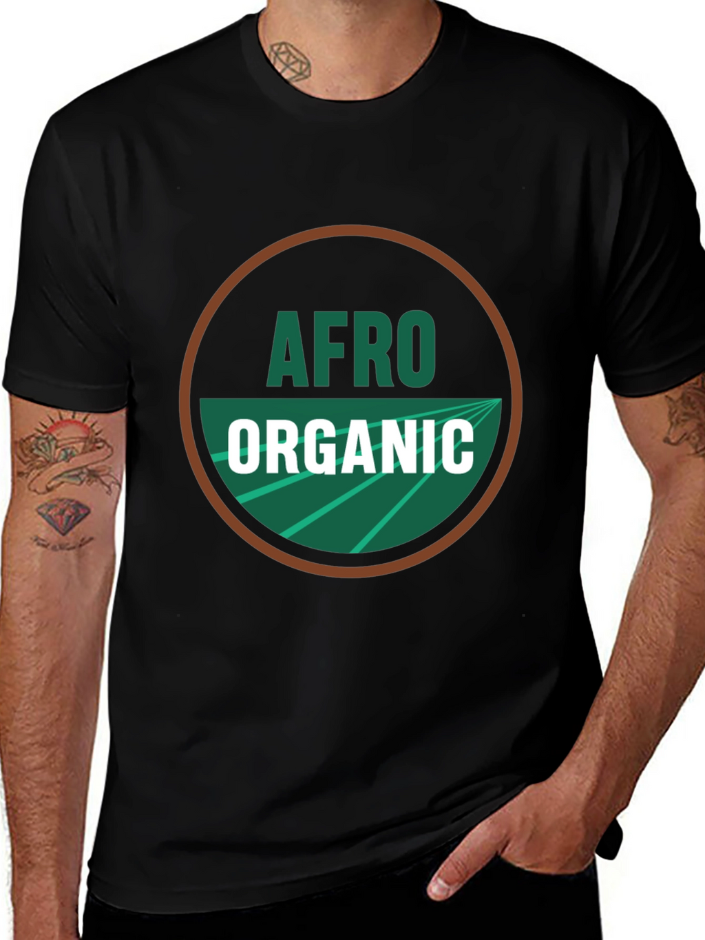 Afro Organic T-Shirt - Stylish & Sustainable
