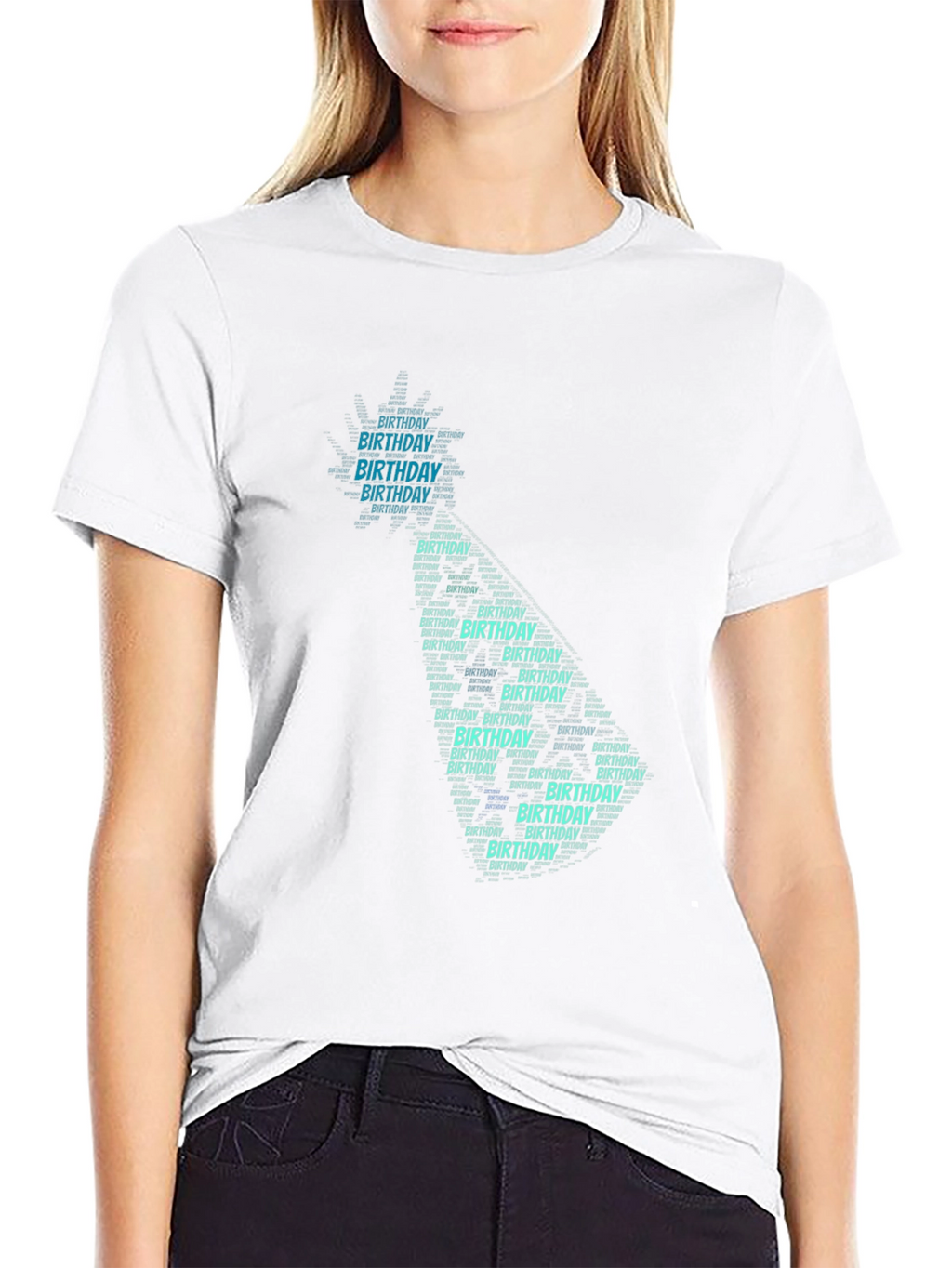 Birthday Word Art T-Shirt