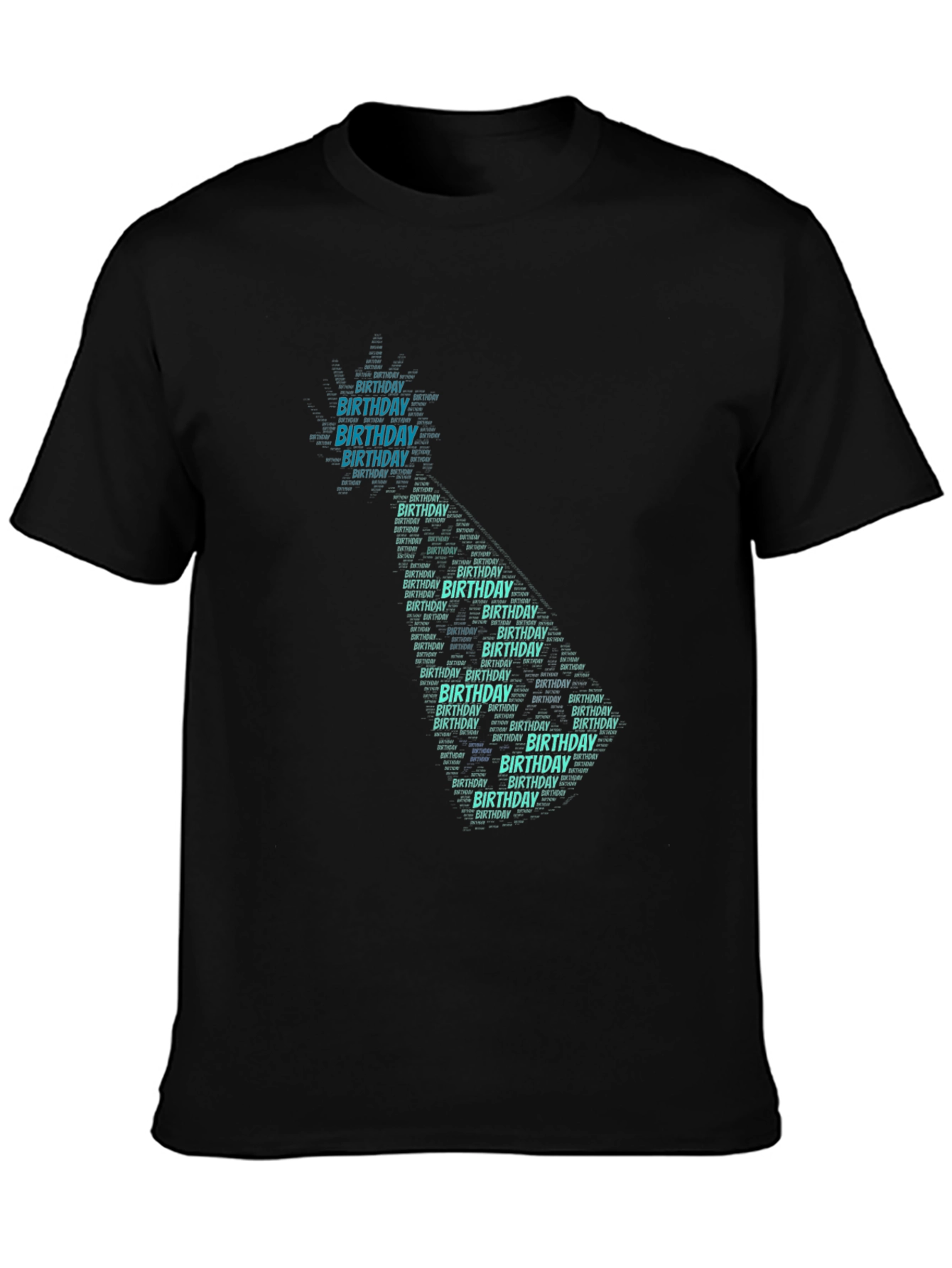 Birthday Word Art T-Shirt