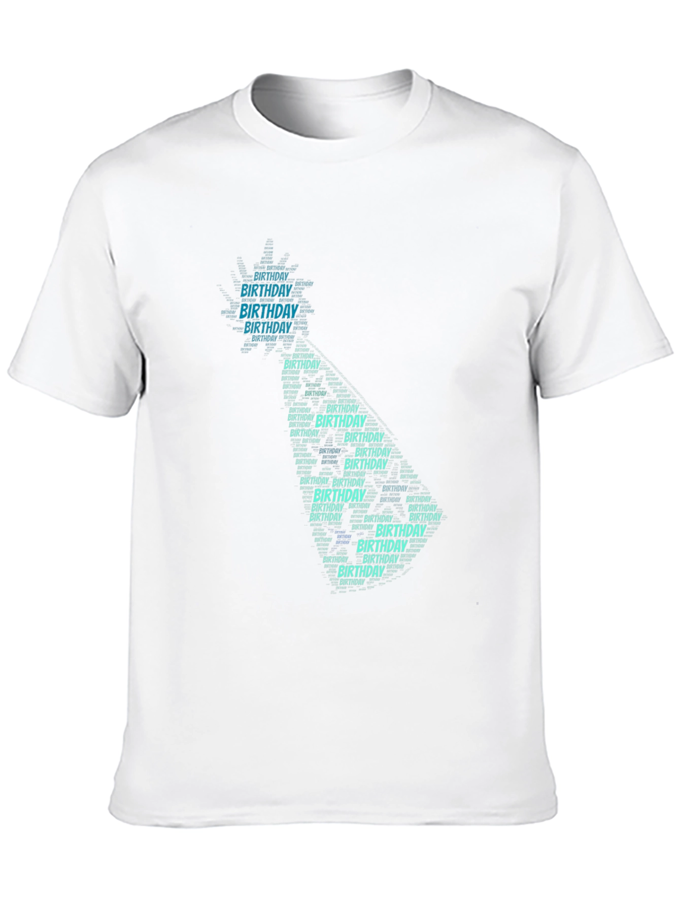 Birthday Word Art T-Shirt