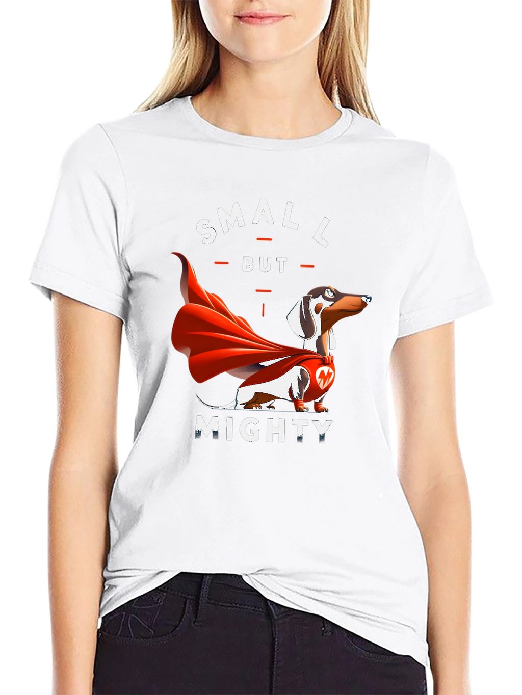 Small But Mighty Dachshund T-Shirt