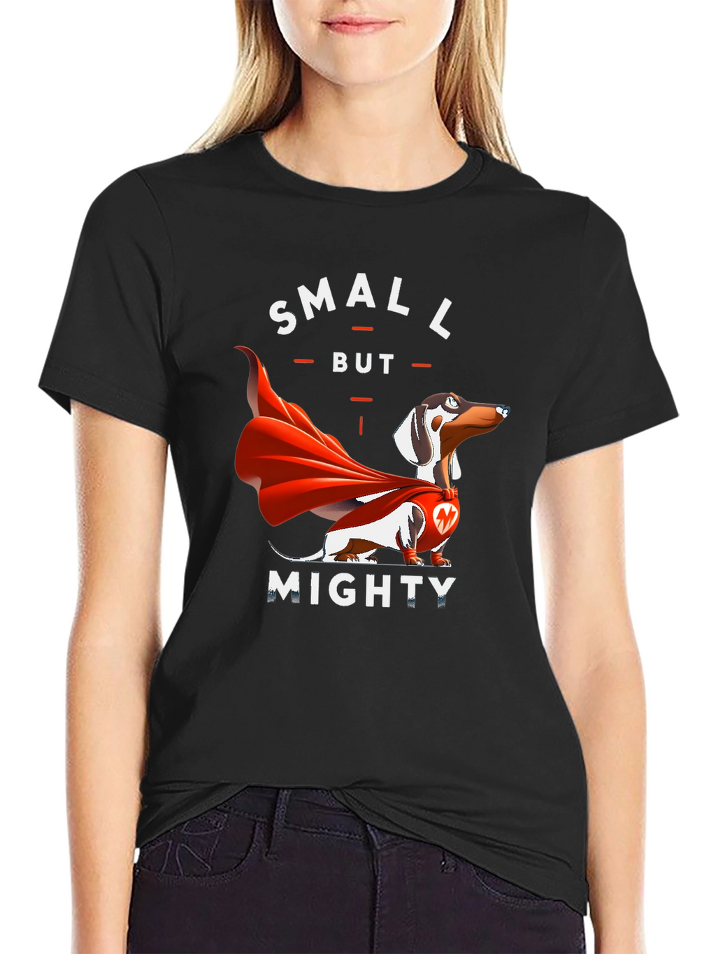 Small But Mighty Dachshund T-Shirt