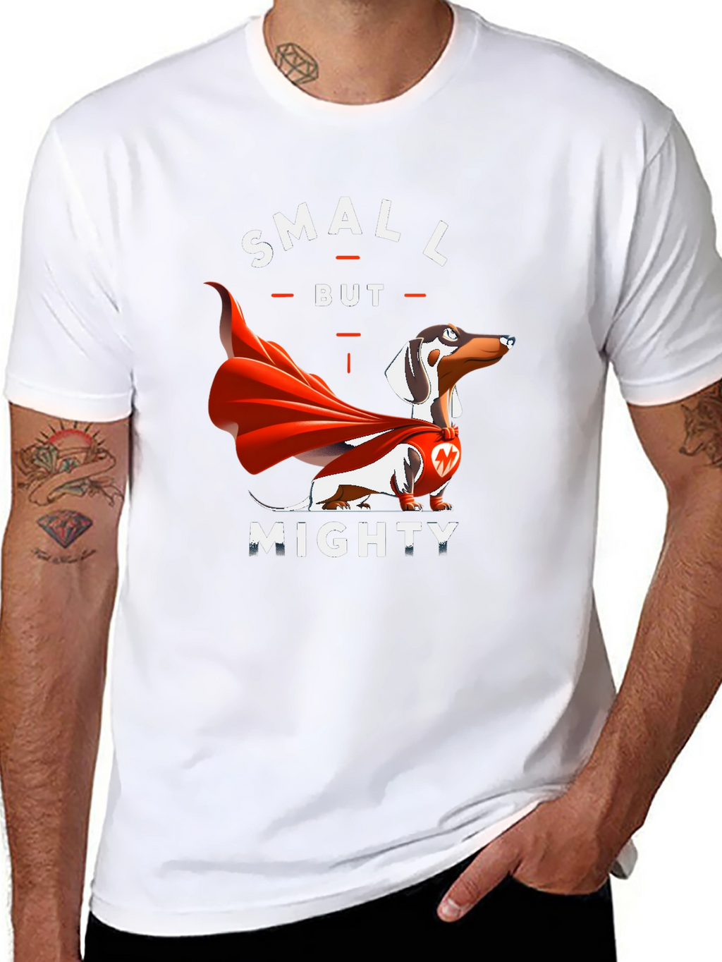 Small But Mighty Dachshund T-Shirt