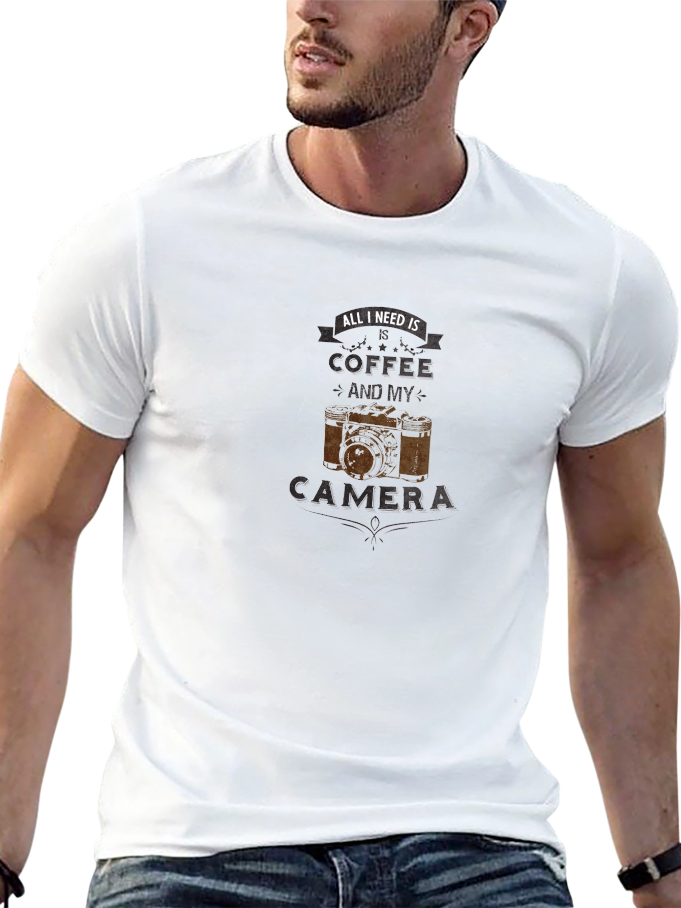 Coffee & Camera T-Shirt: Photographers Essential