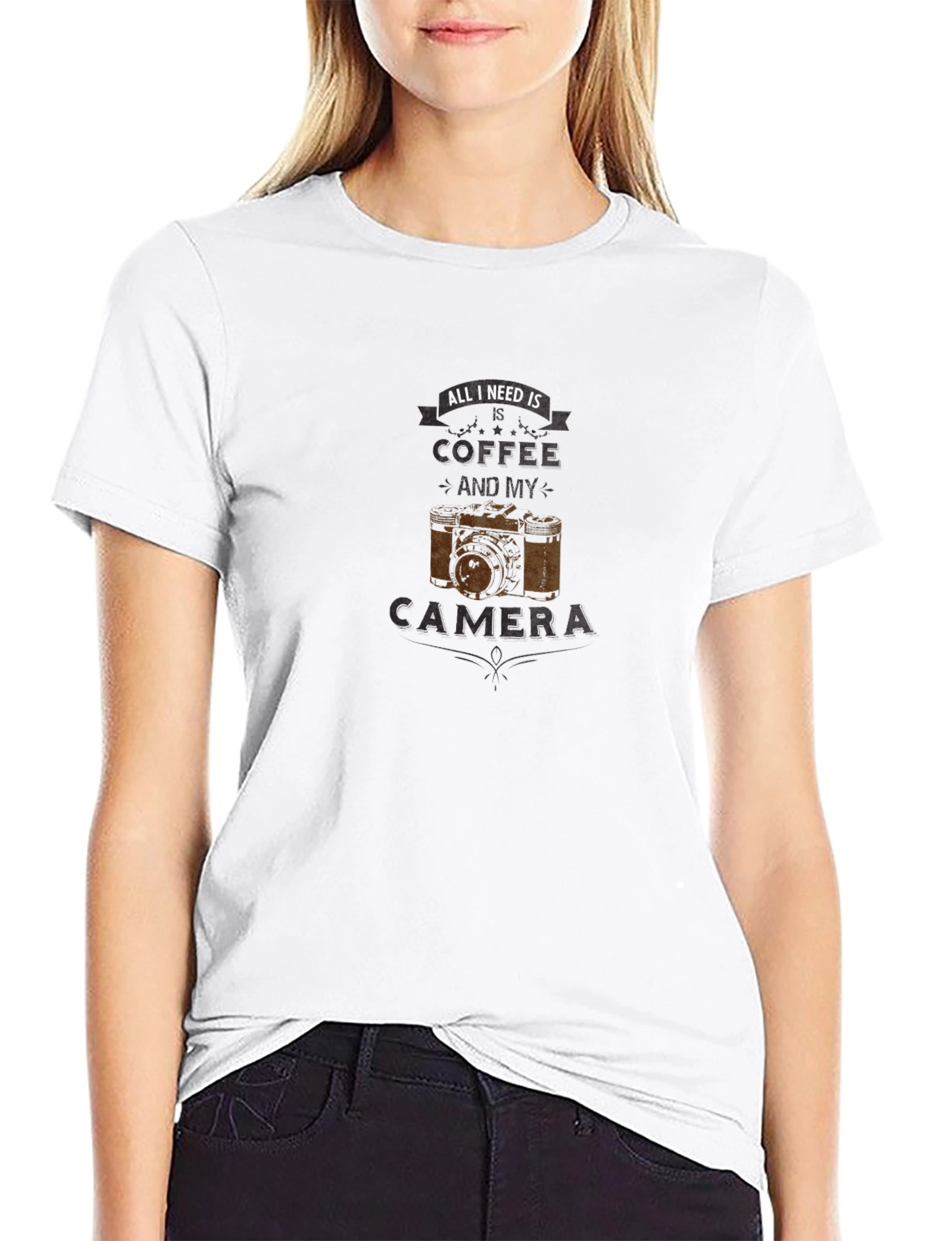 Coffee & Camera T-Shirt: Photographers Essential