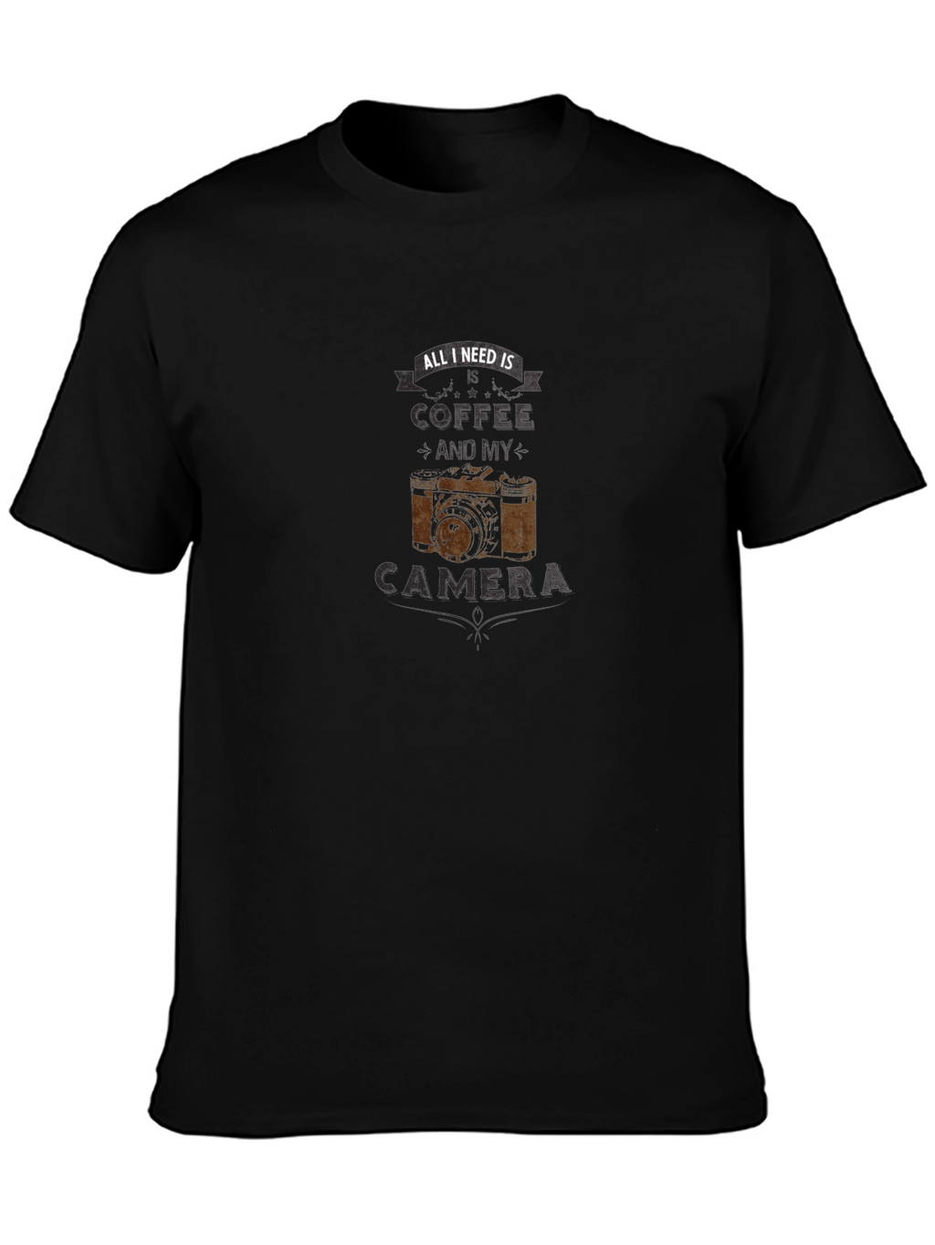 Coffee & Camera T-Shirt: Photographers Essential
