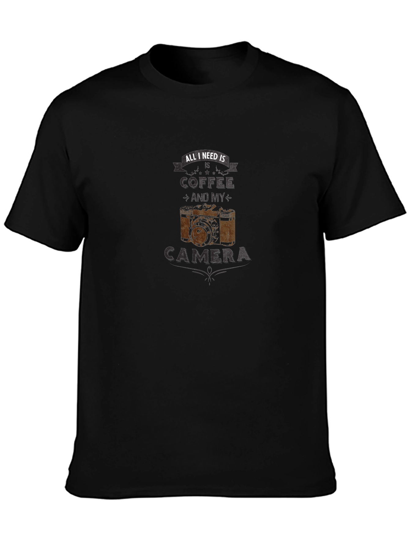 Coffee & Camera T-Shirt: Photographers Essential