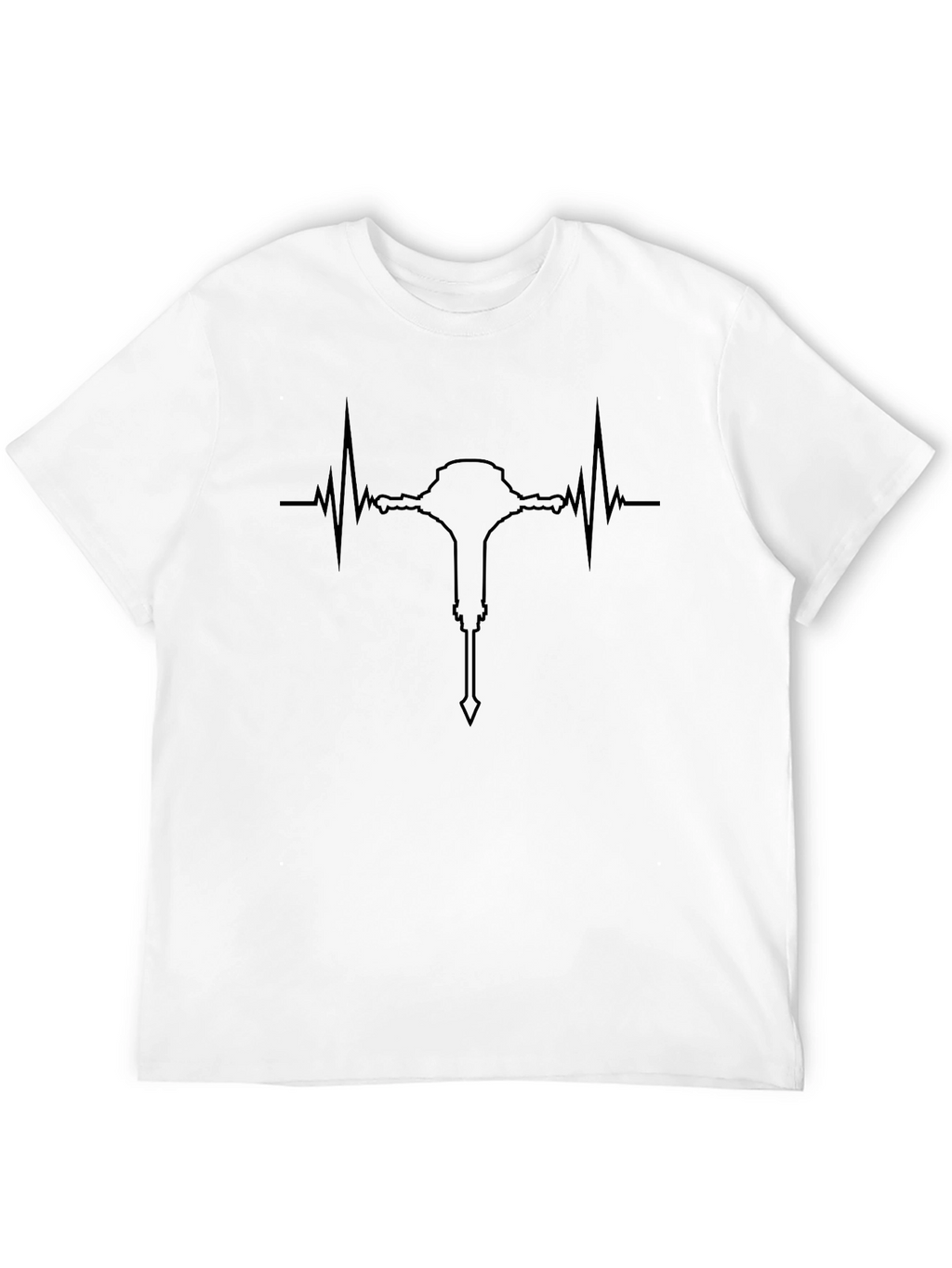 Heartbeat Mace T-Shirt - Black