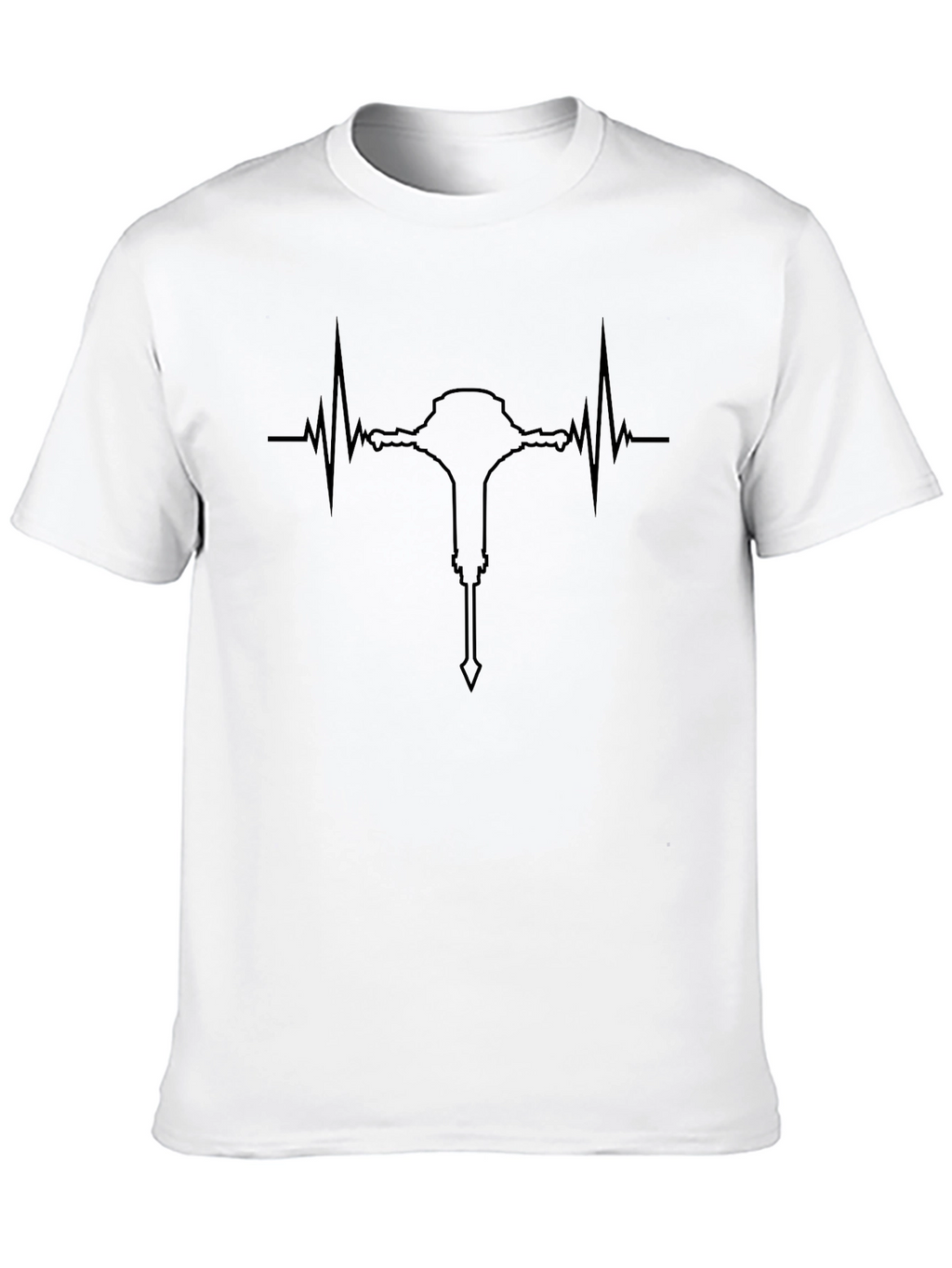 Heartbeat Mace T-Shirt - Black