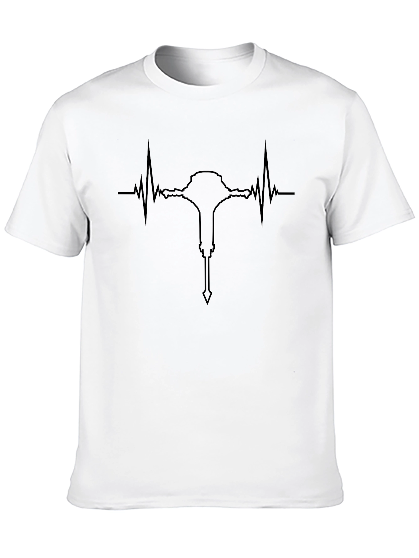 Heartbeat Mace T-Shirt - Black