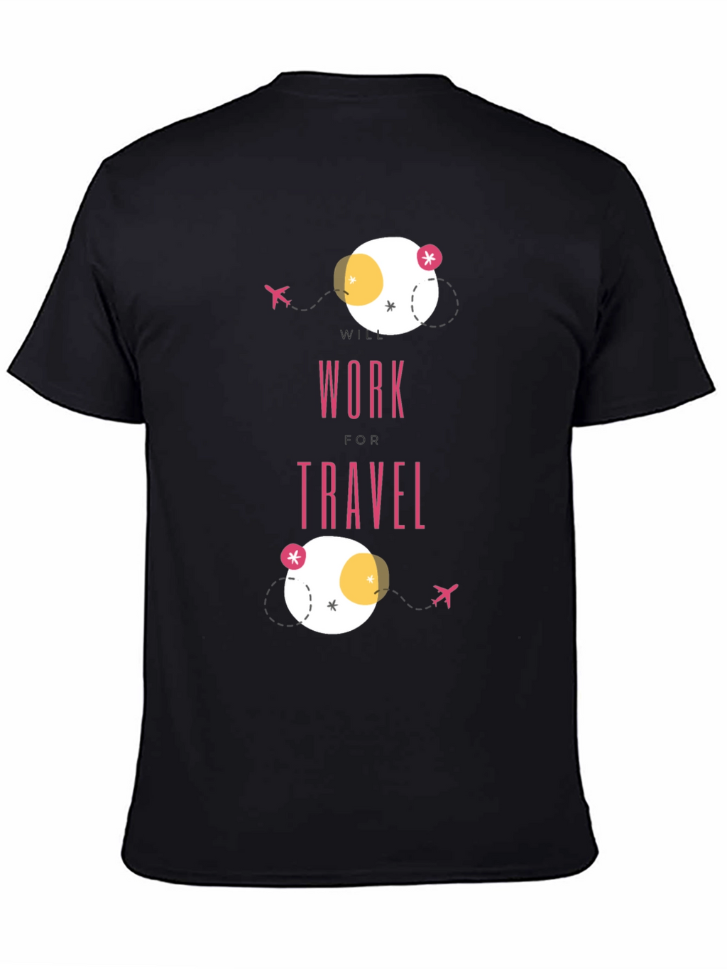 Work Travel T-Shirt - Modern Graphic Tee